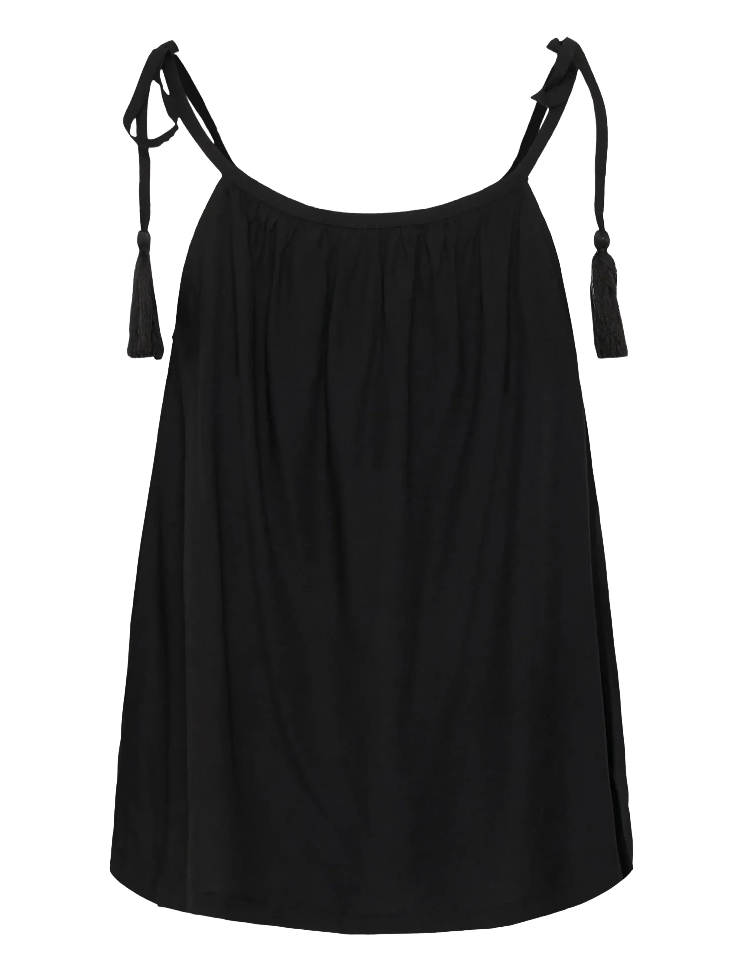 Cream - CRTiah Strap Top - laveste priser - pitch black - 2