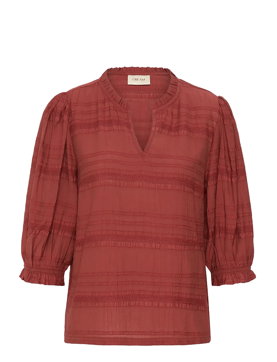 Cream - CRLyc Blouse - langärmlige hemden - brandy snifter - 1