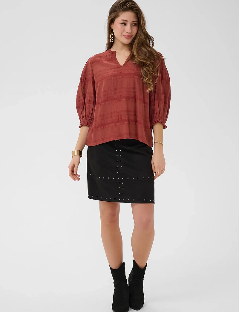 Cream - CRLyc Blouse - langærmede skjorter - brandy snifter - 3