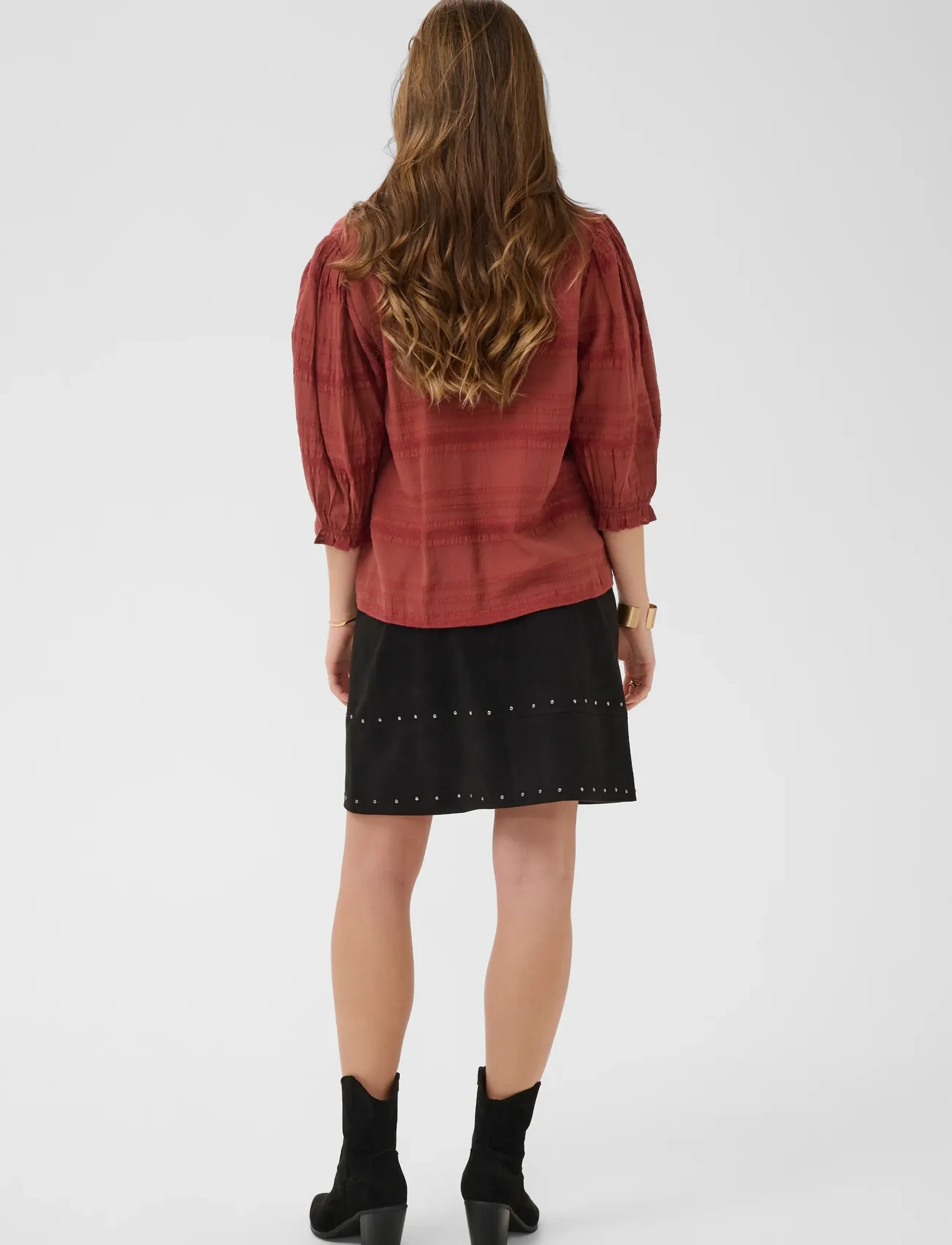 Cream - CRLyc Blouse - langärmlige hemden - brandy snifter - 4