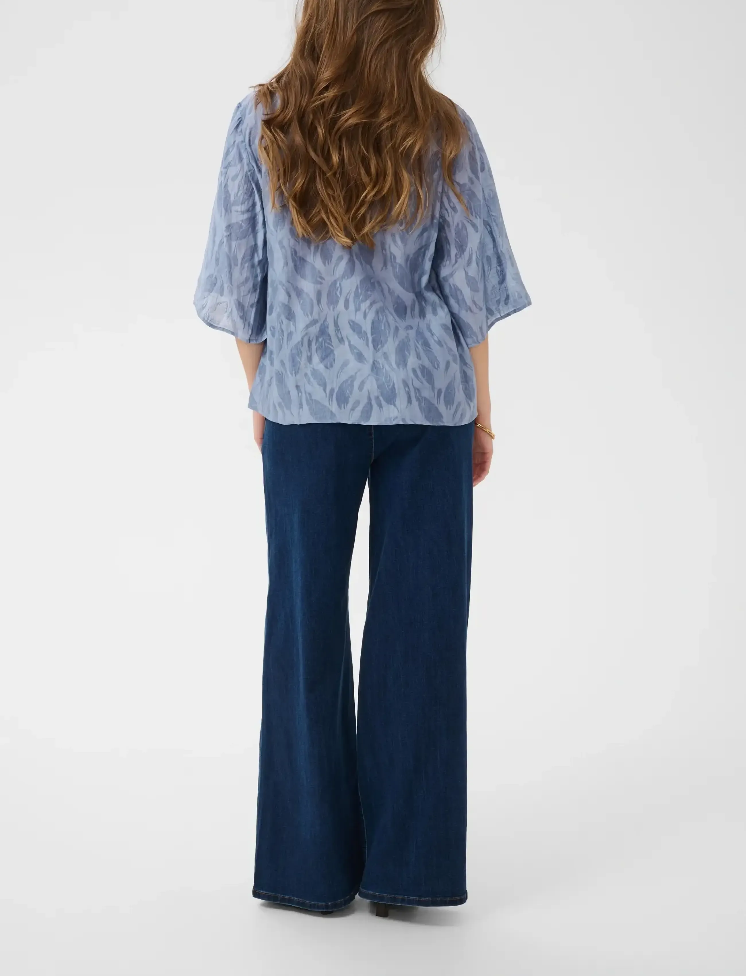 Cream - CRLoui Tshirt Blouse - stonewash - 4