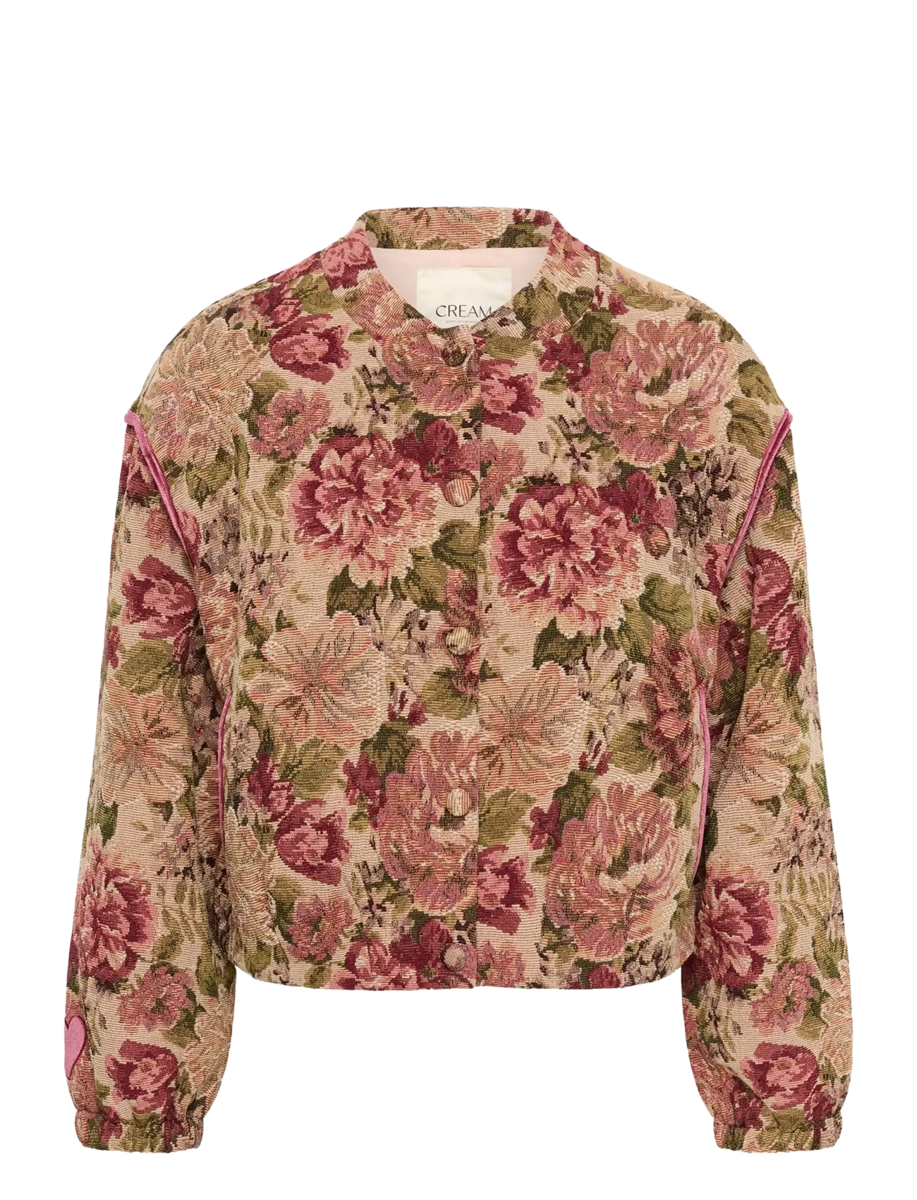 Cream CRPetuja Jacket - Bomberjakid - VINTAGE ROSES / pink/rose