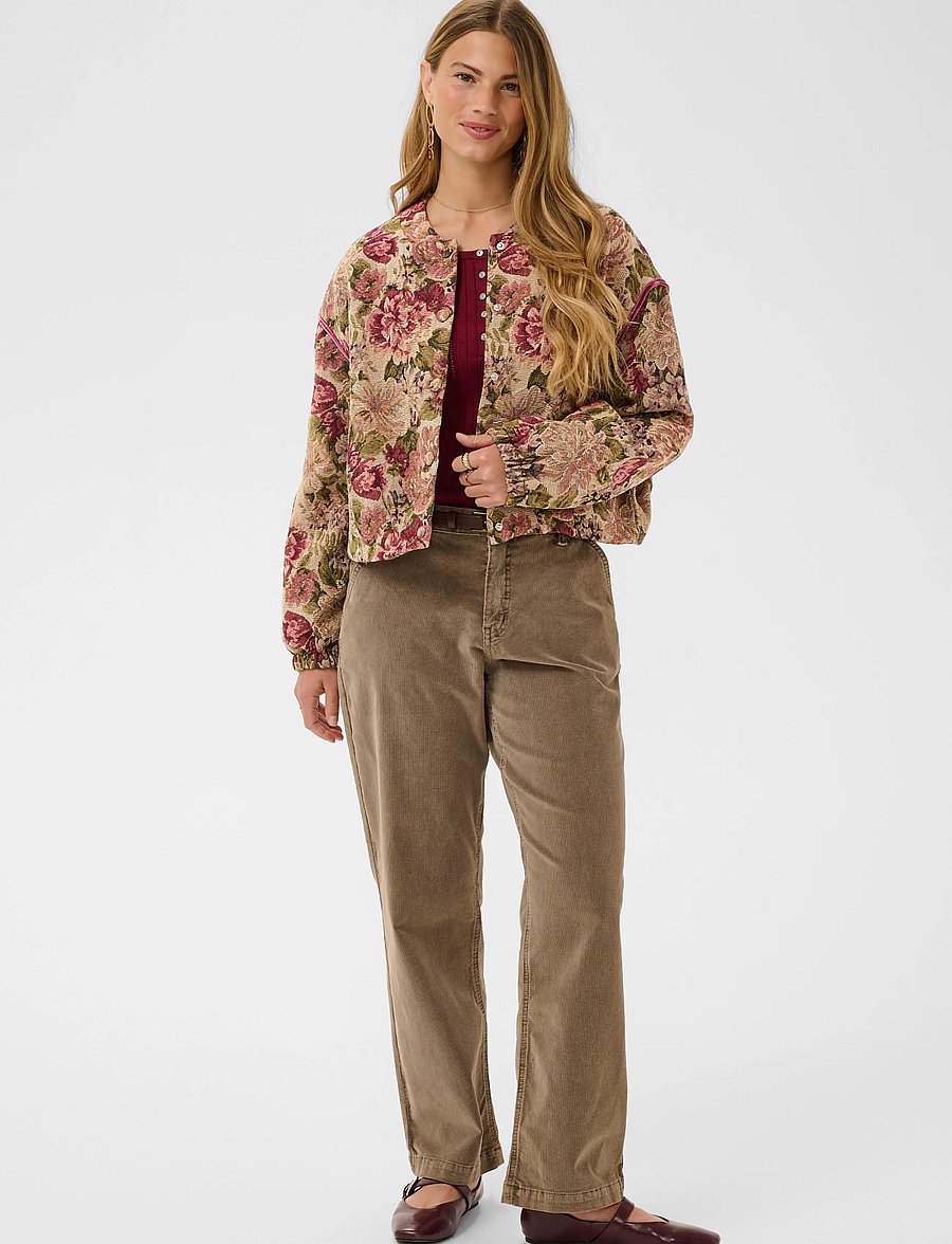 Cream - CRPetuja Jacket - bomberjakid - vintage roses - 3