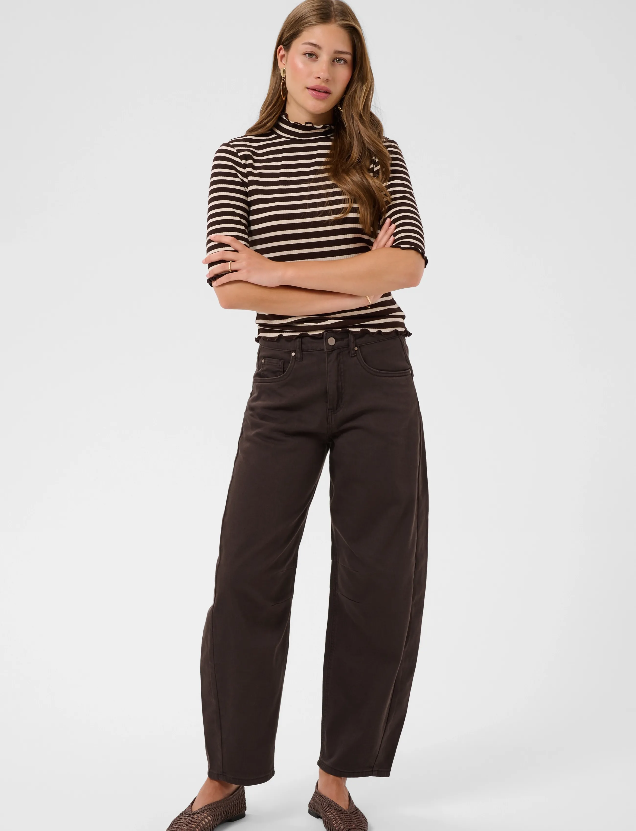 Cream - CRDjuli Barrel Jeans - Relaxed Fit - barrel jeans - java - 3