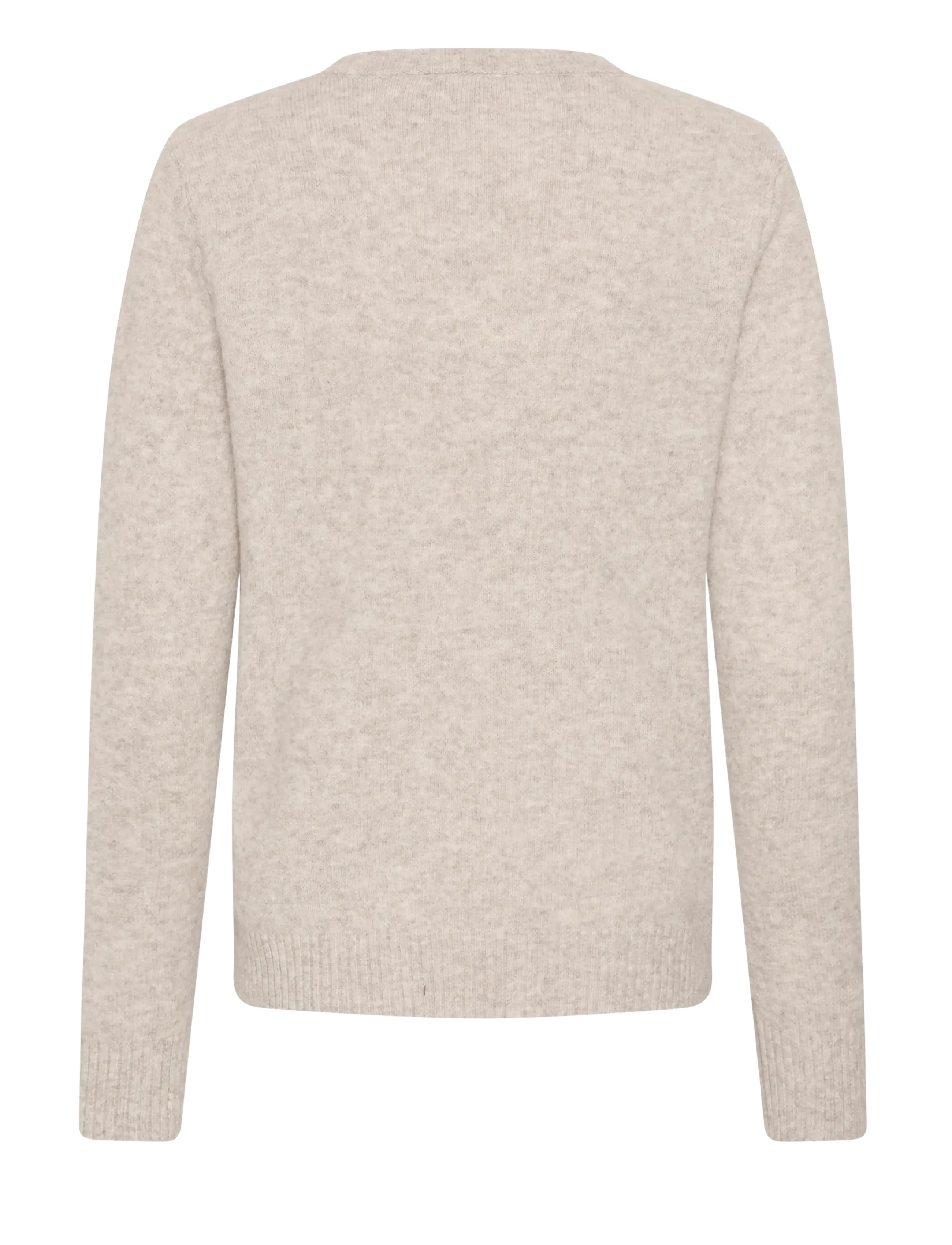 Cream - CRHope Knit Pullover - oatmeal melange - 1