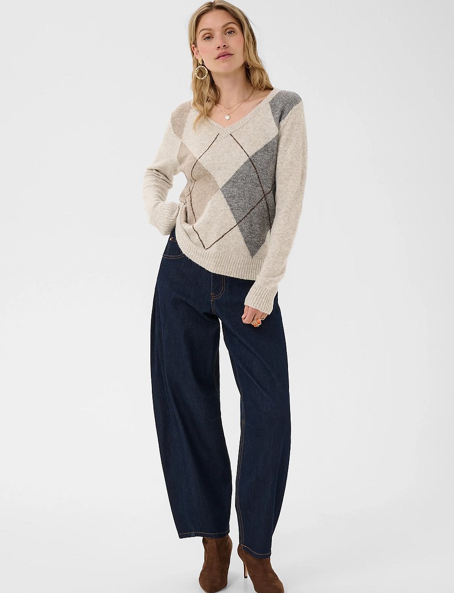 Cream - CRHope Knit Pullover - oatmeal melange - 3