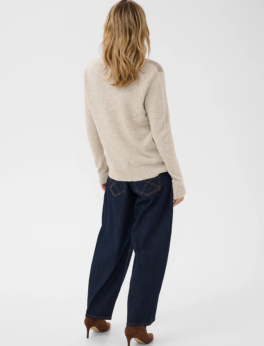 Cream - CRHope Knit Pullover - oatmeal melange - 4