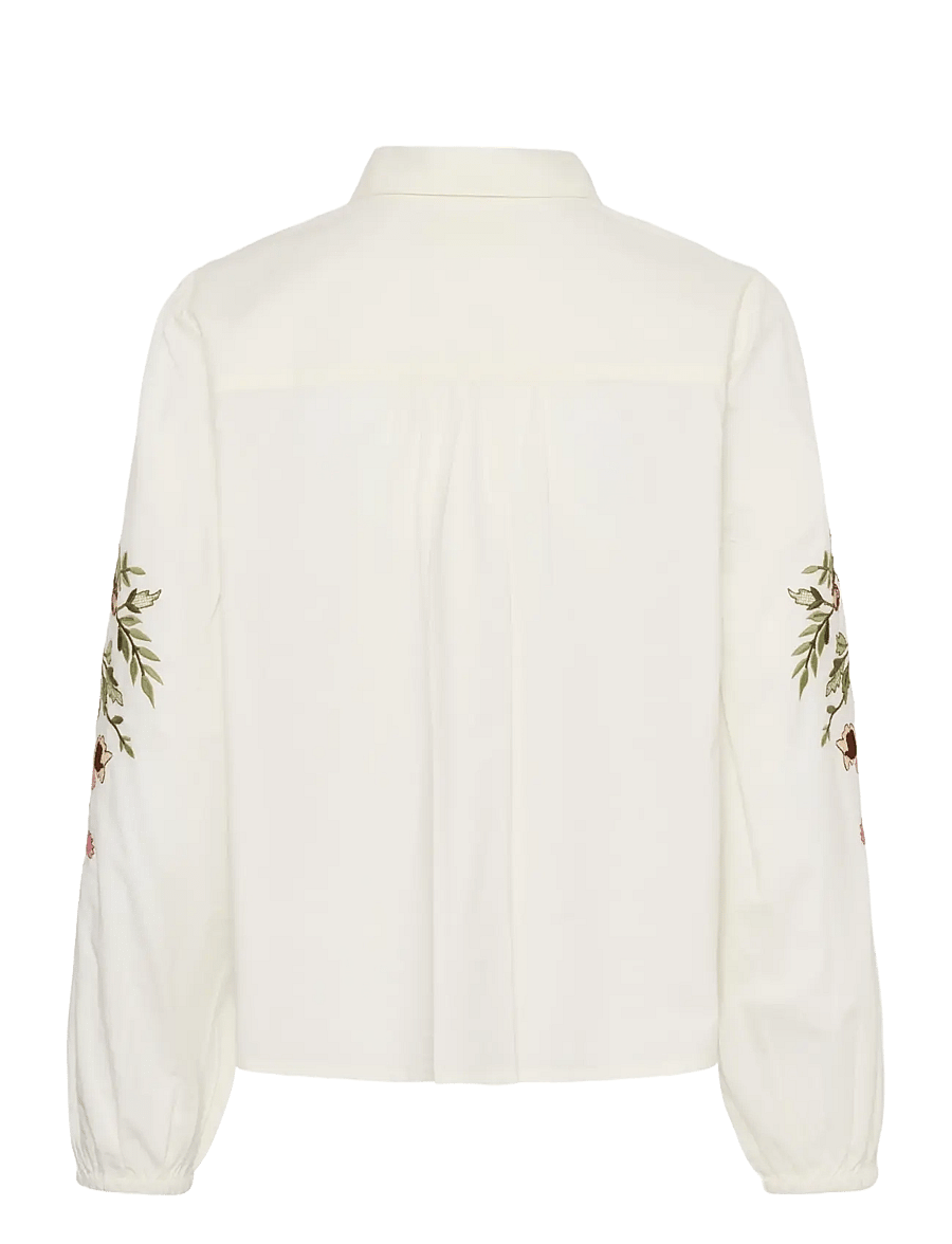 Cream - CRPeona Shirt - langärmlige hemden - whisper white - 1