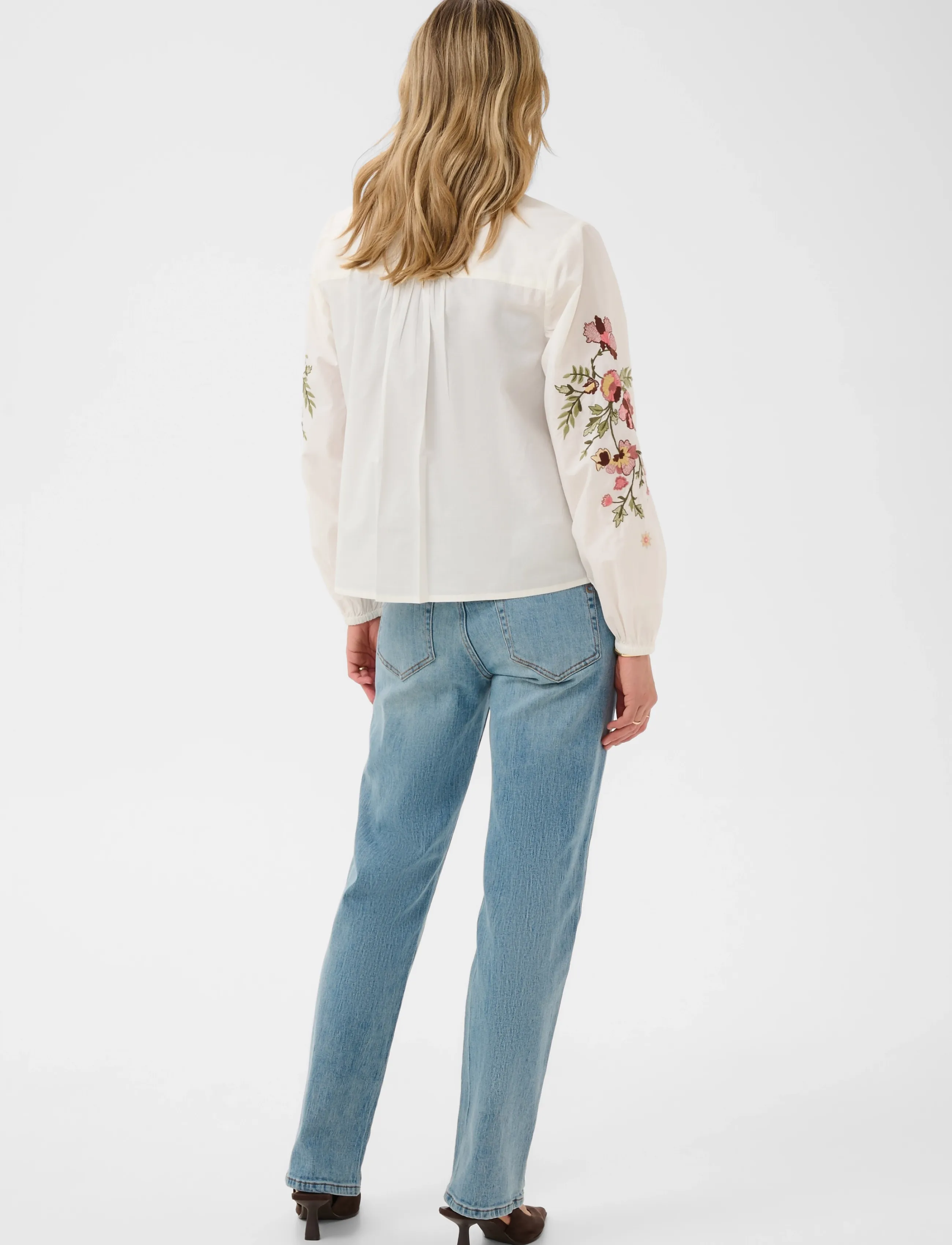 Cream - CRPeona Shirt - langärmlige hemden - whisper white - 4