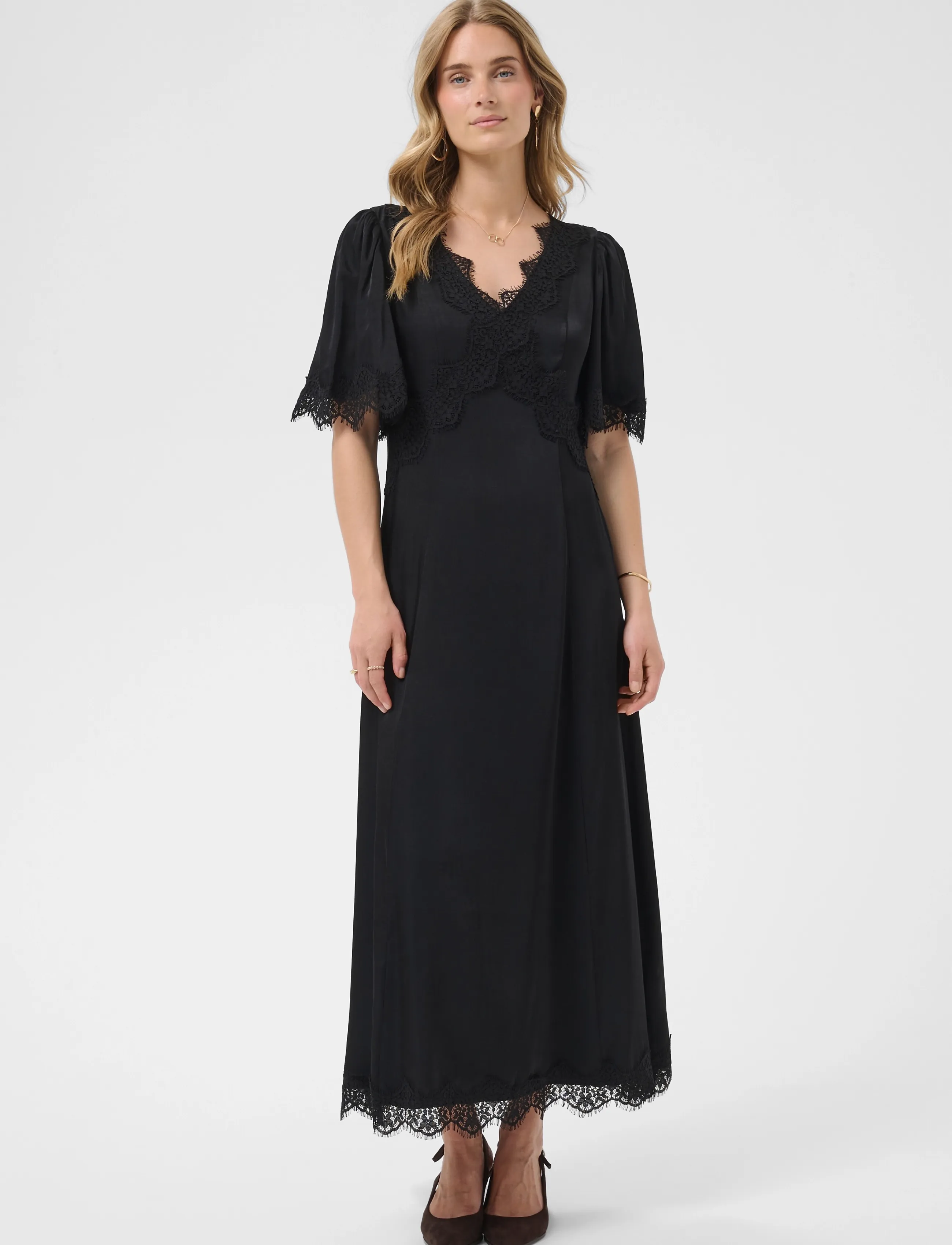 Cream - CRConfir Dress - blondekjoler - pitch black - 2