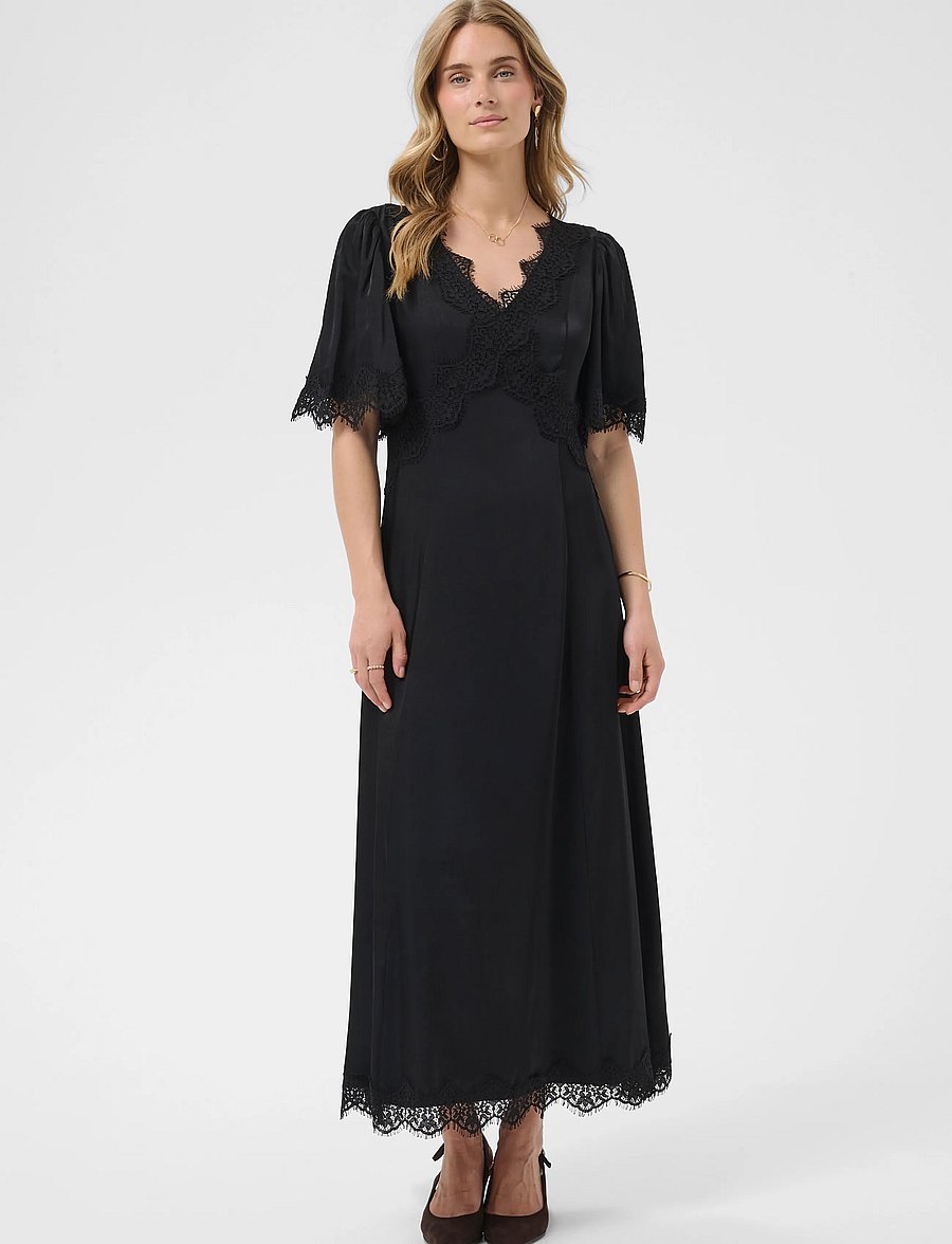 Cream - CRConfir Dress - blondekjoler - pitch black - 2