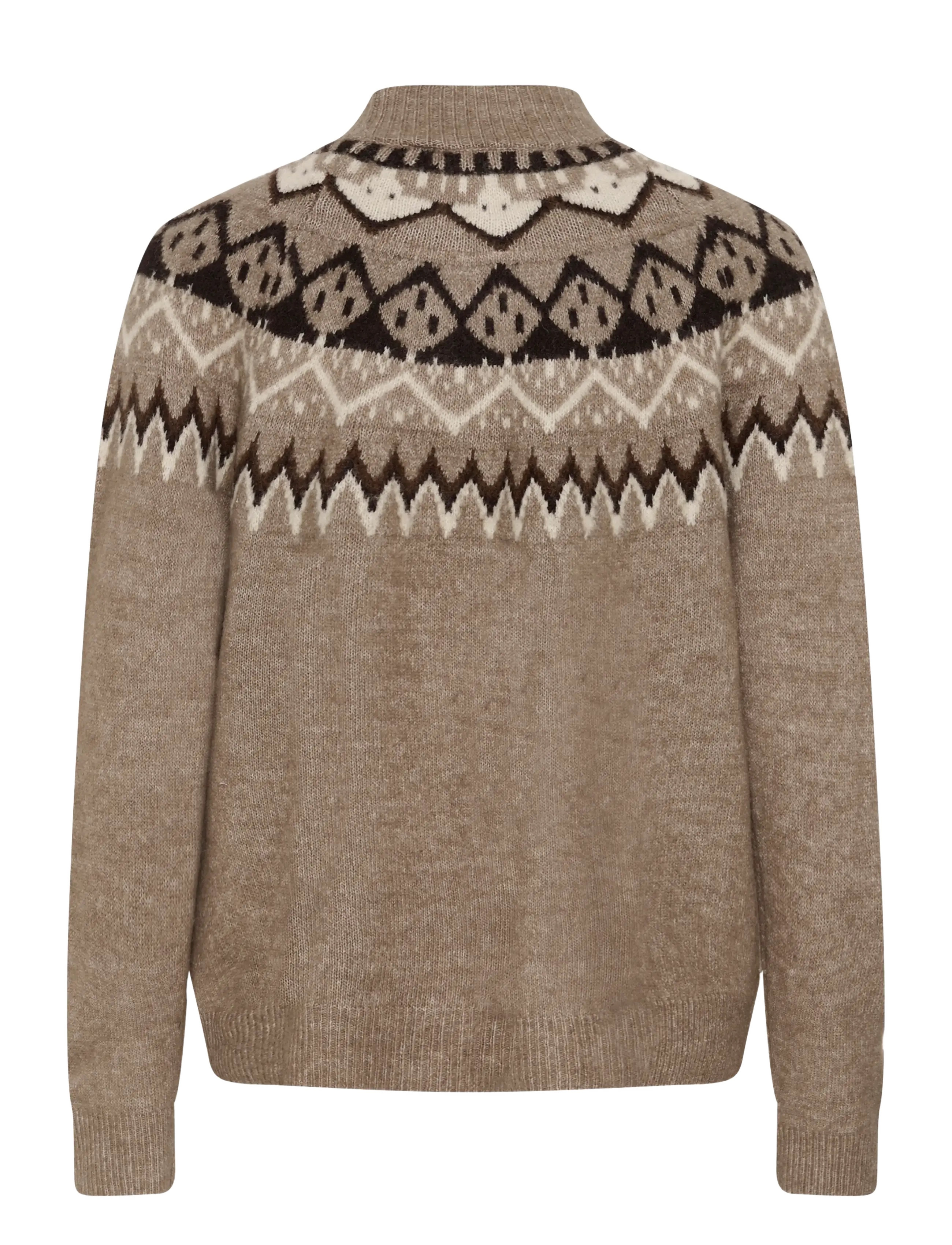 Cream - CRCherrie Pullover - pullover - brown lentil melange - 1