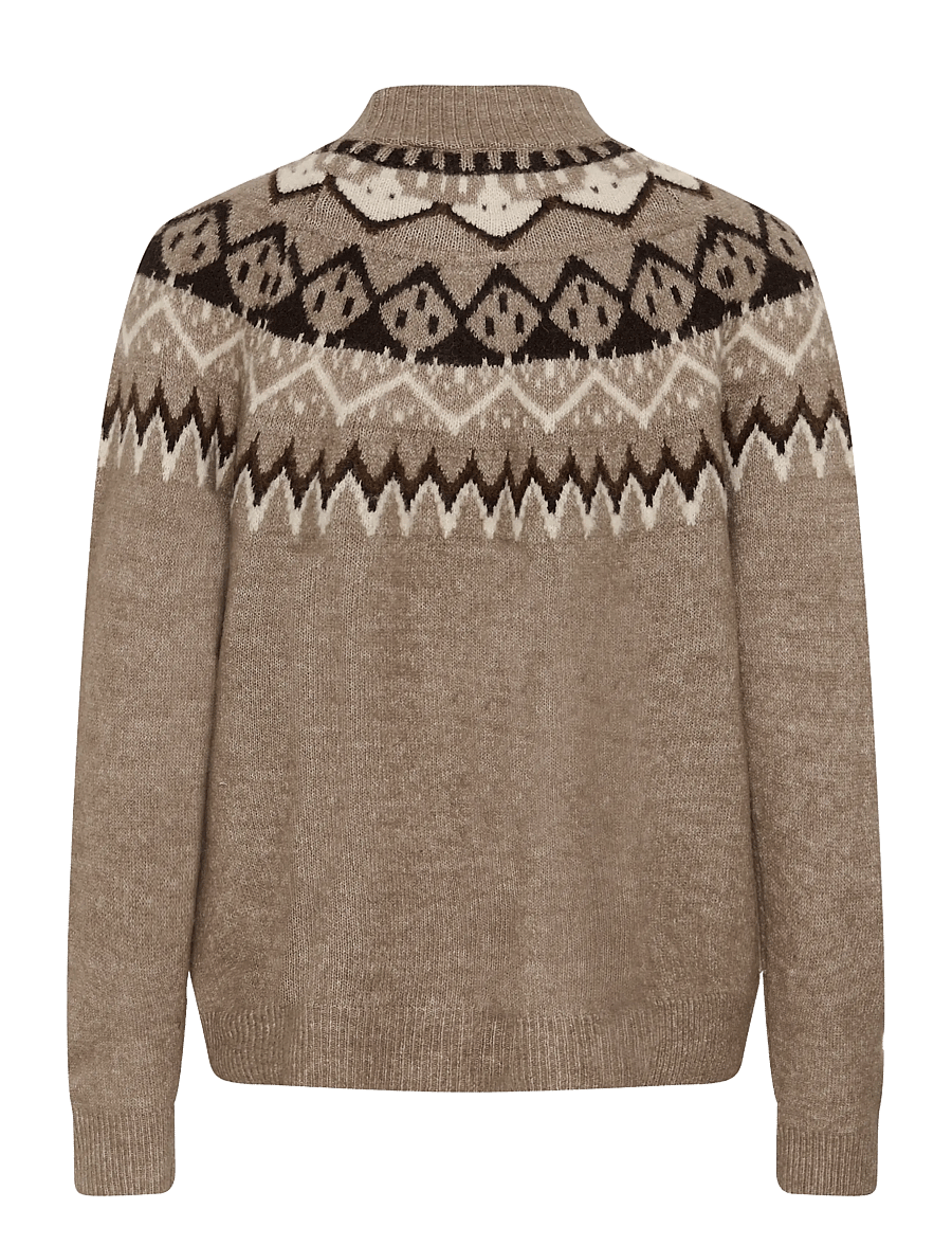 Cream - CRCherrie Pullover - pullover - brown lentil melange - 1