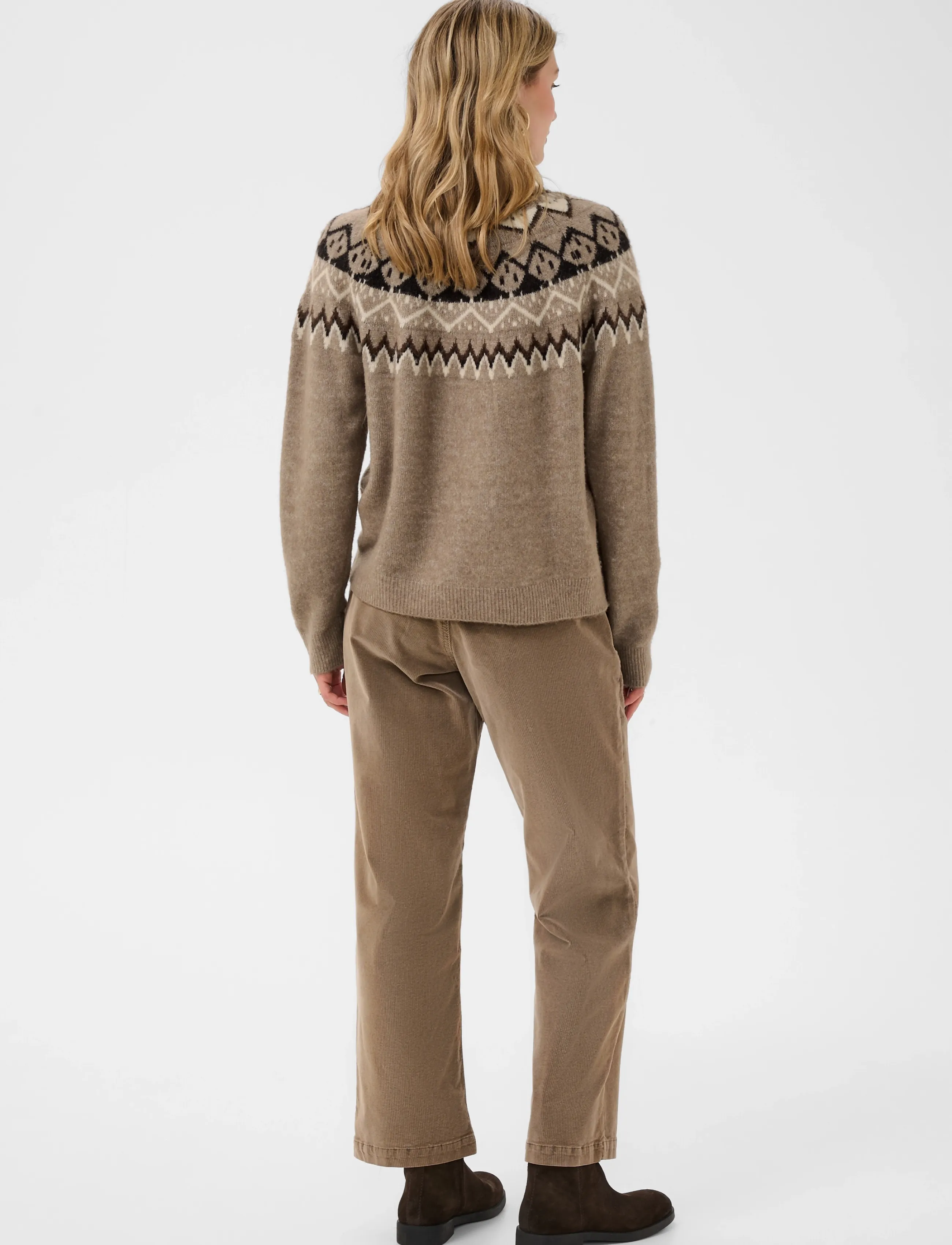 Cream - CRCherrie Pullover - pullover - brown lentil melange - 4