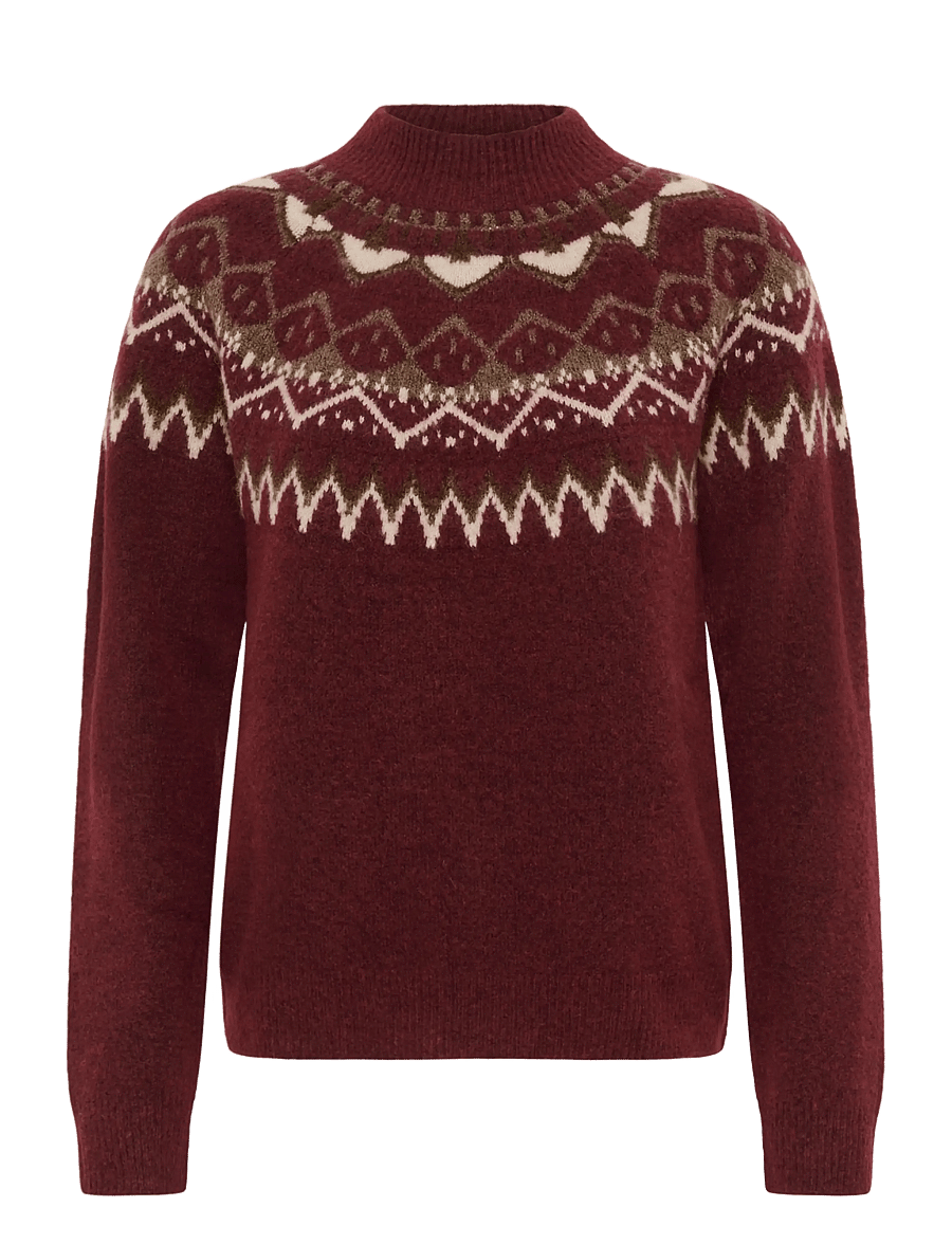 Cream - CRCherrie Pullover - pullover - carbernet island - 0