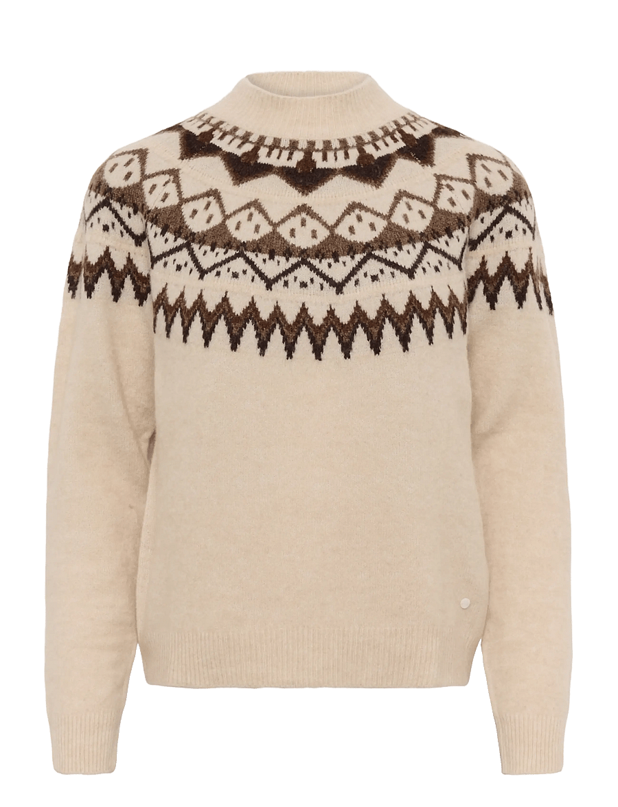 Cream - CRCherrie Pullover - pullover - oatmeal melange - 0