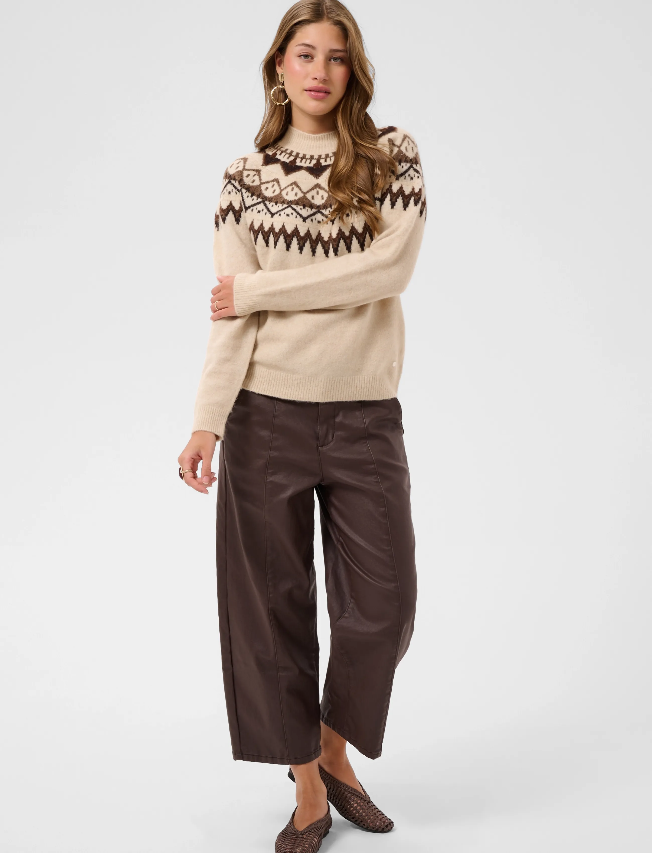 Cream - CRCherrie Pullover - oatmeal melange - 3
