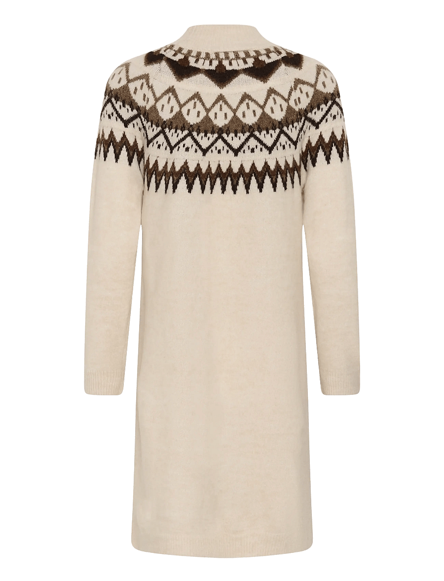 Cream - CRCherrie Knit Dress - strickkleider - oatmeal melange - 1