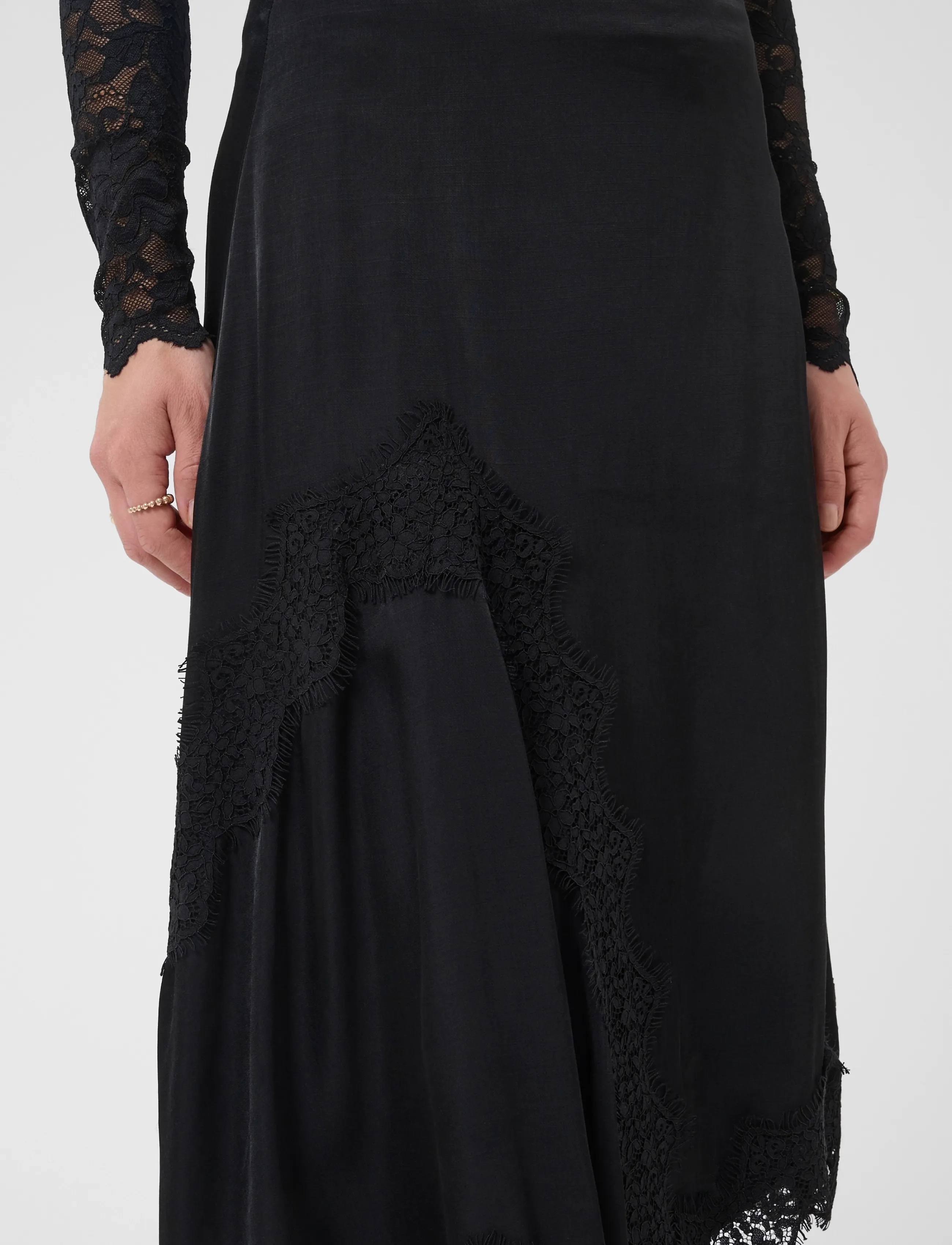 Cream - CRConfir Skirt - midi kjolar - pitch black - 5