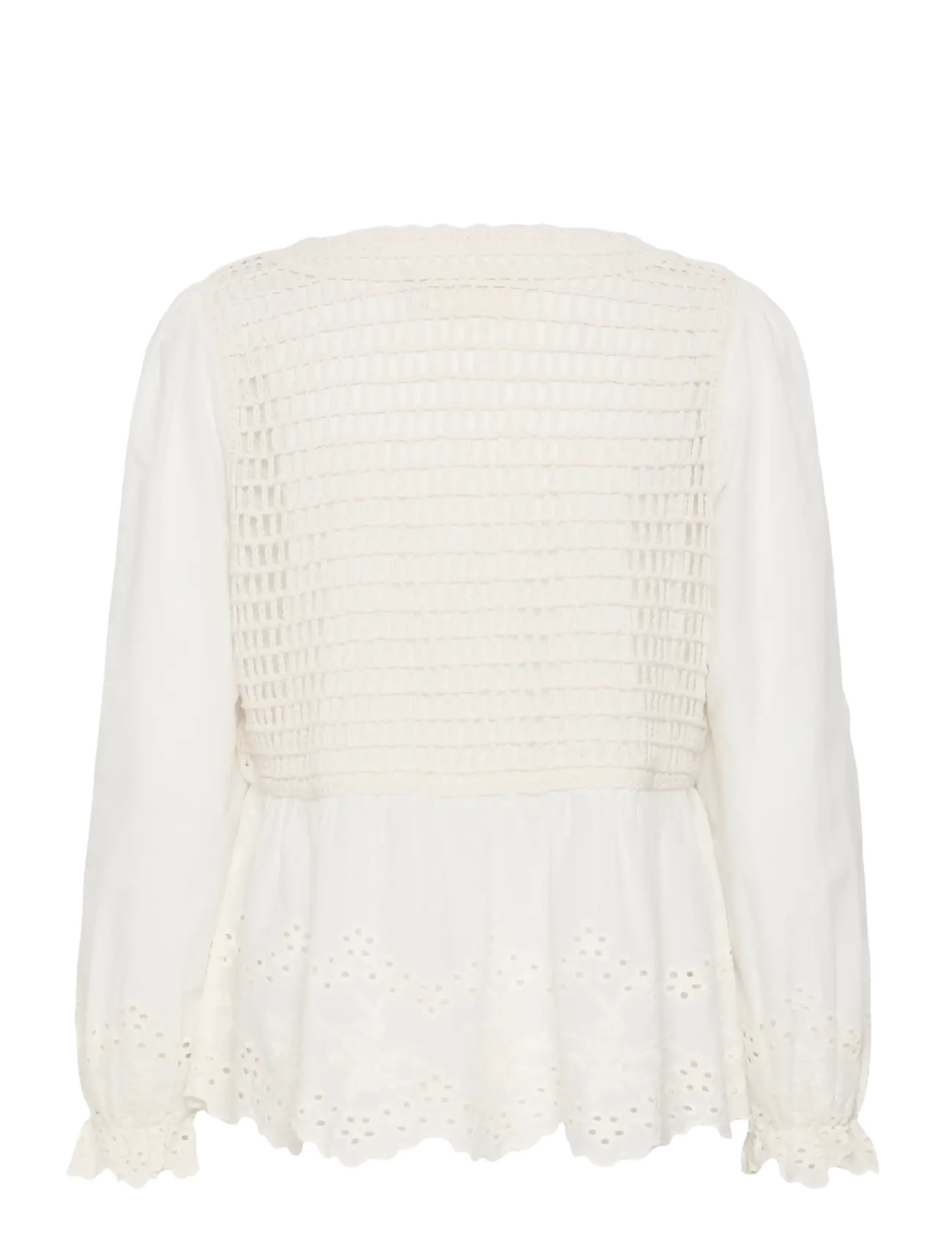 Cream - CRSerin Blouse - langärmelige blusen - whisper white - 1
