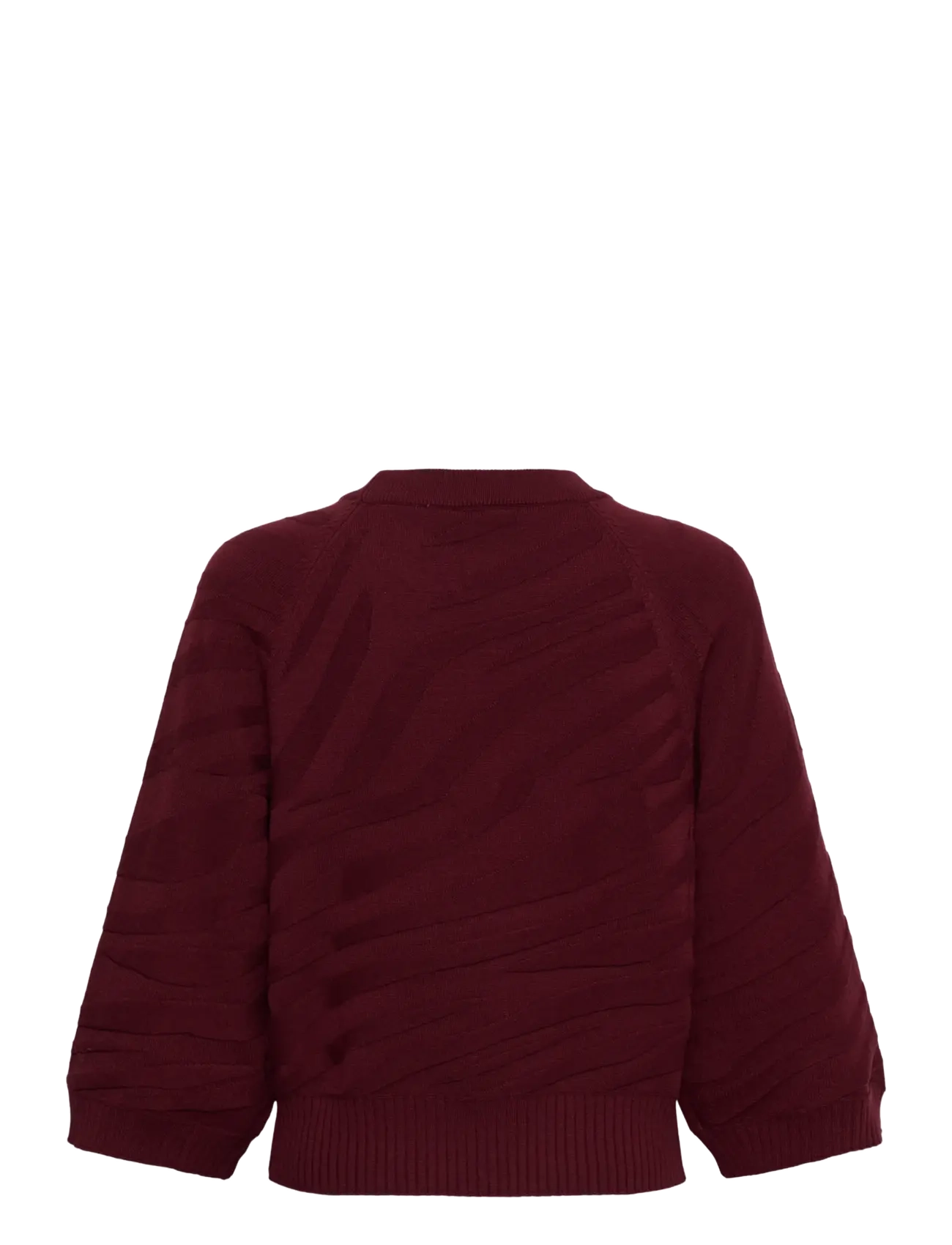 Cream - CRDela Knit Pullover - stickade tröjor - cabernet - 1