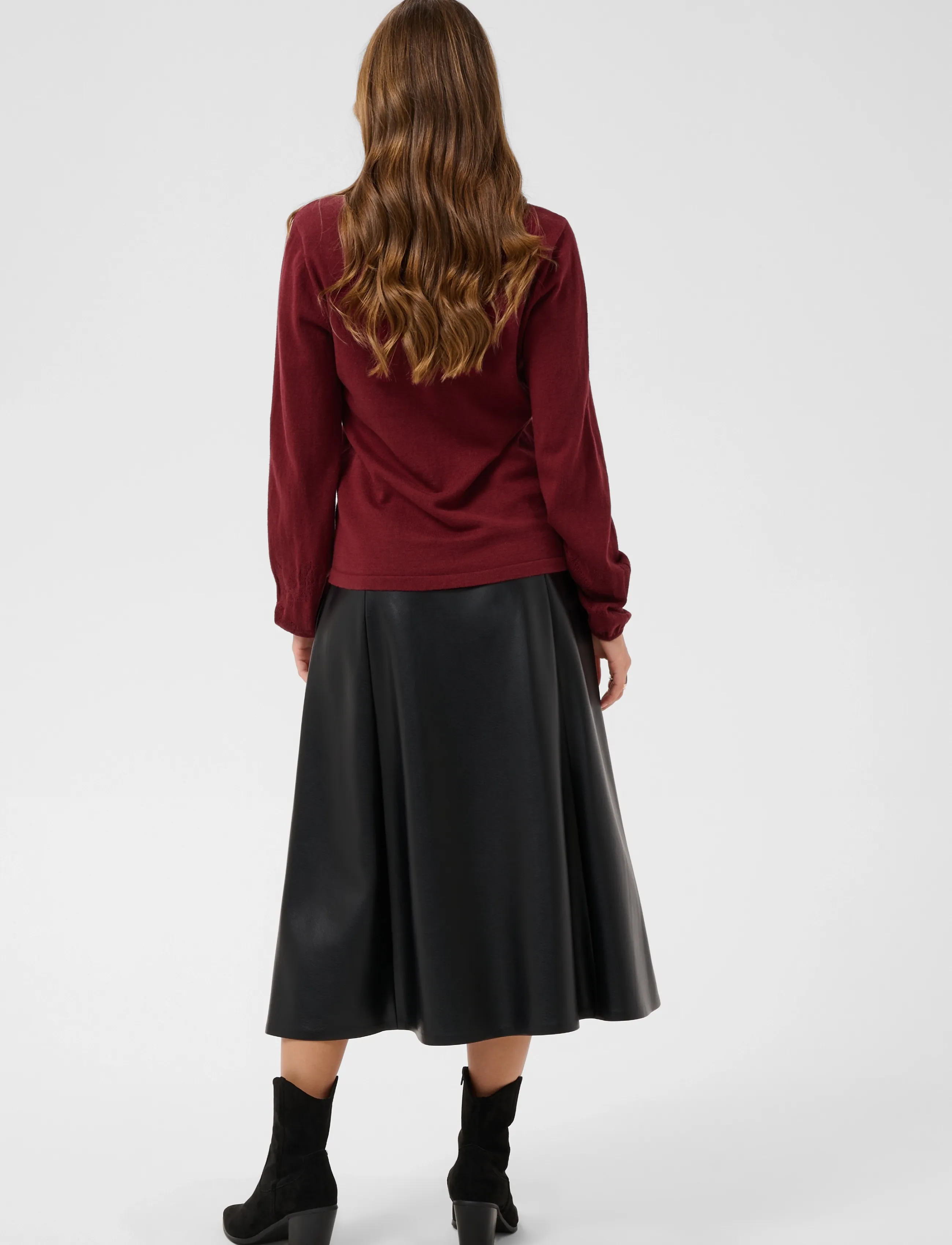 Cream - CRAnva Knit Pullover - cabernet - 4