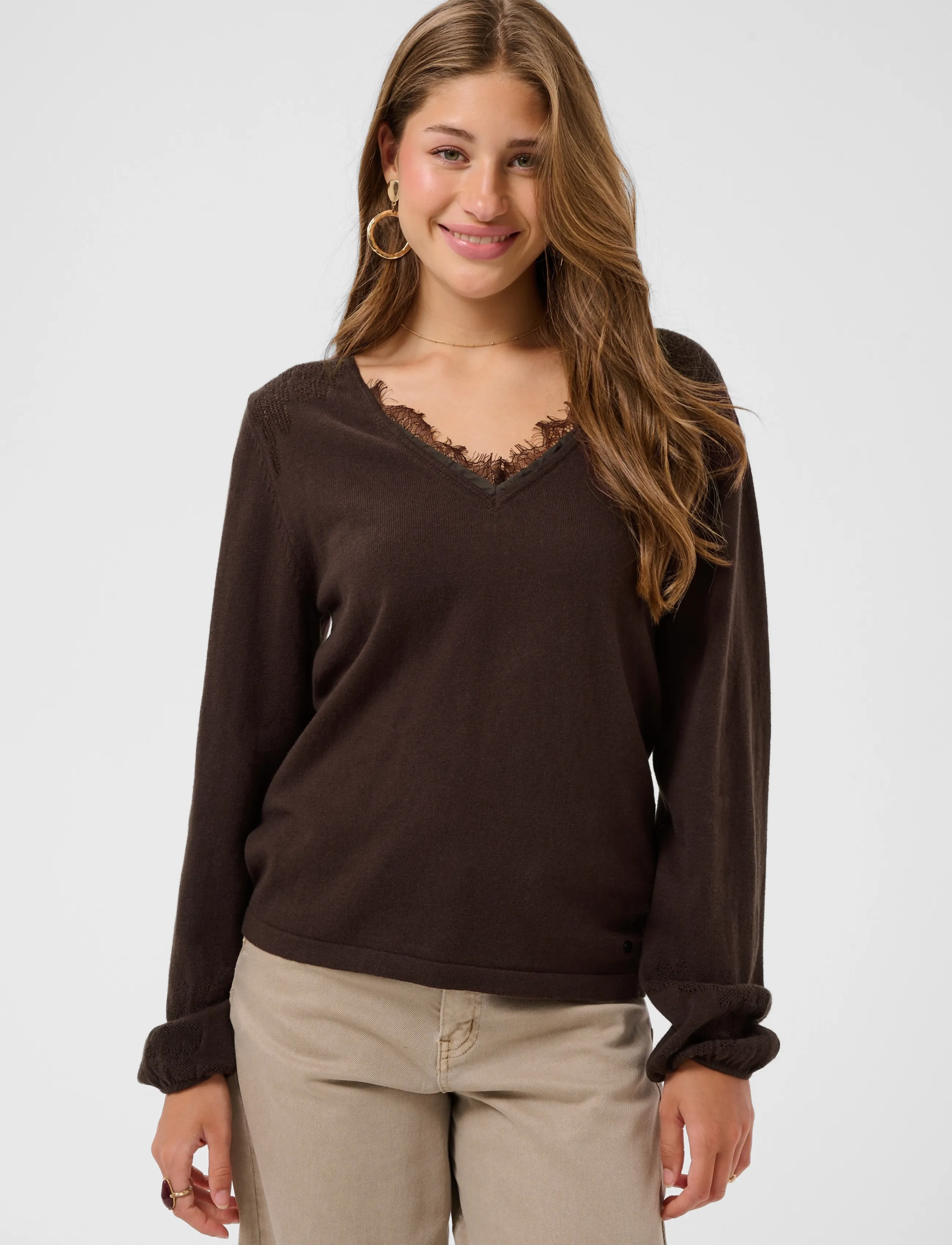 Cream - CRAnva Knit Pullover - java - 2