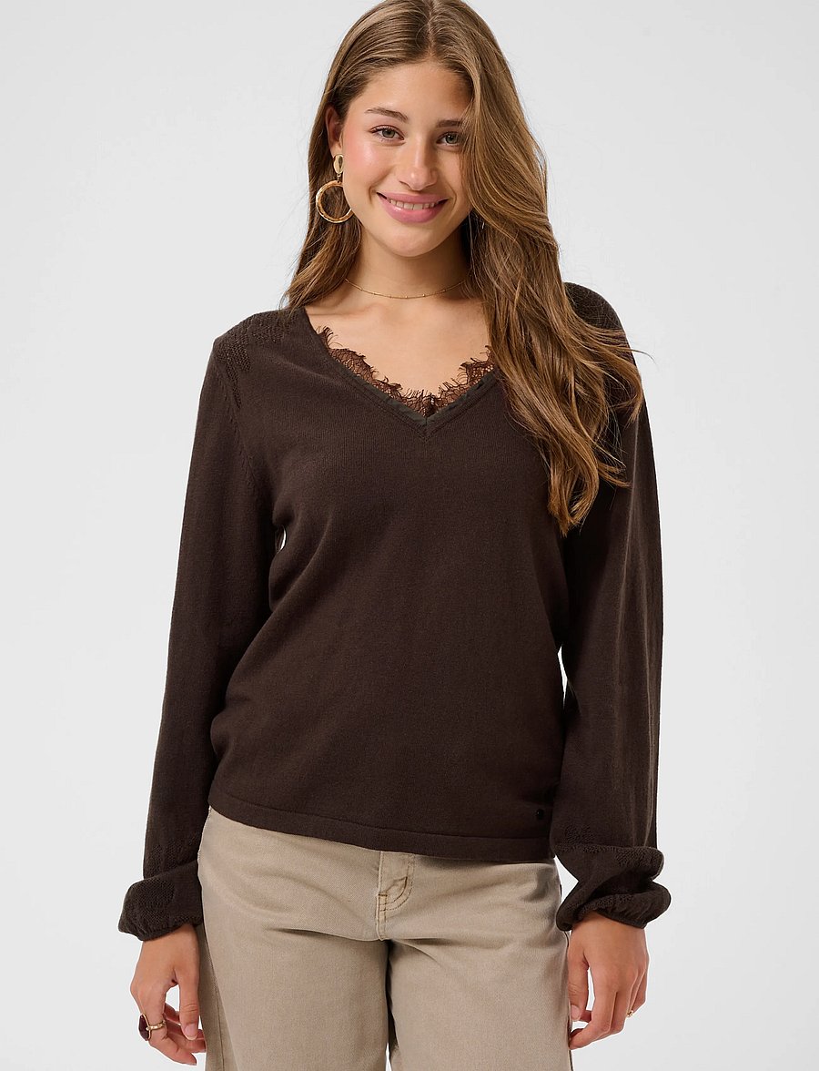 Cream - CRAnva Knit Pullover - java - 2