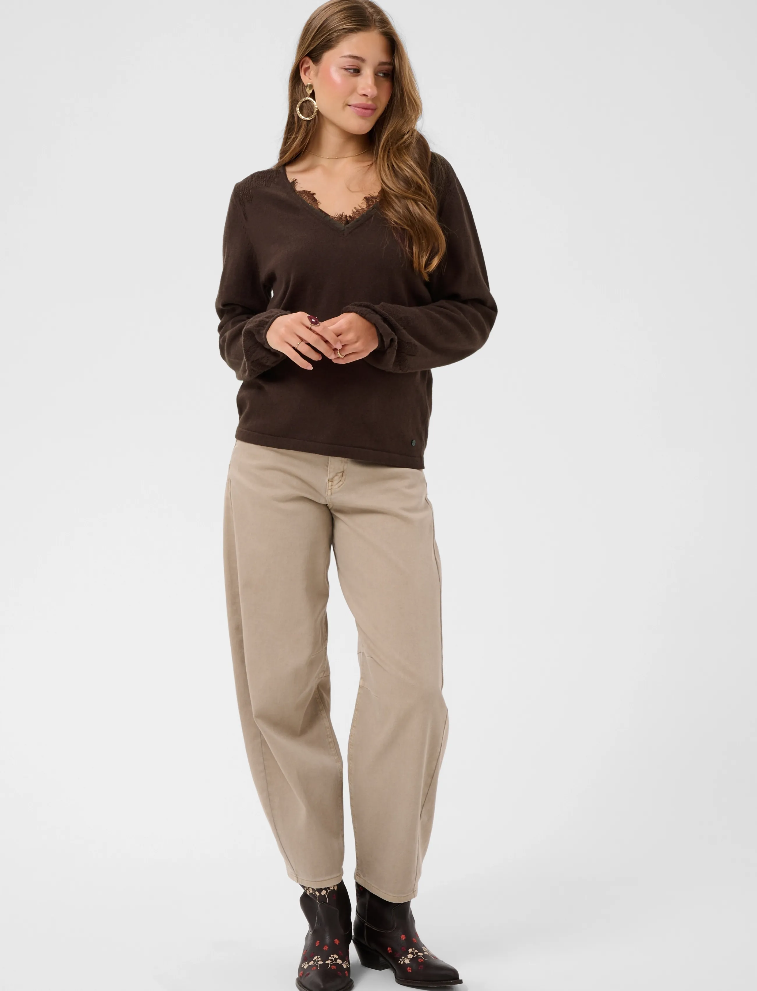 Cream - CRAnva Knit Pullover - java - 3