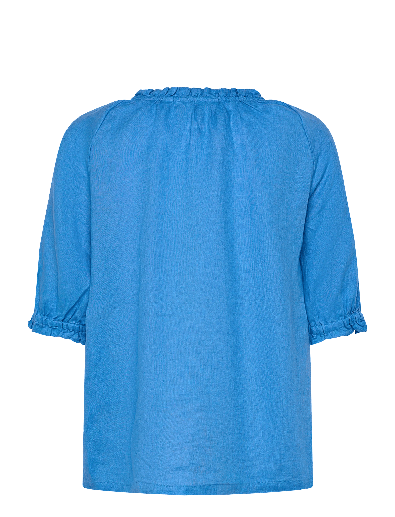 Cream - CRBellis Lace Blouse - lühikeste varrukatega pluusid - palace blue - 1