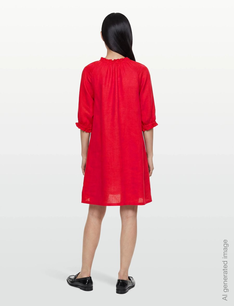 Cream - CRBellis Lace Dress Short - spitzenkleider - high risk red - 4