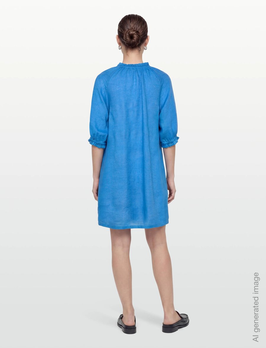 Cream - CRBellis Lace Dress Short - pitsimekot - palace blue - 4