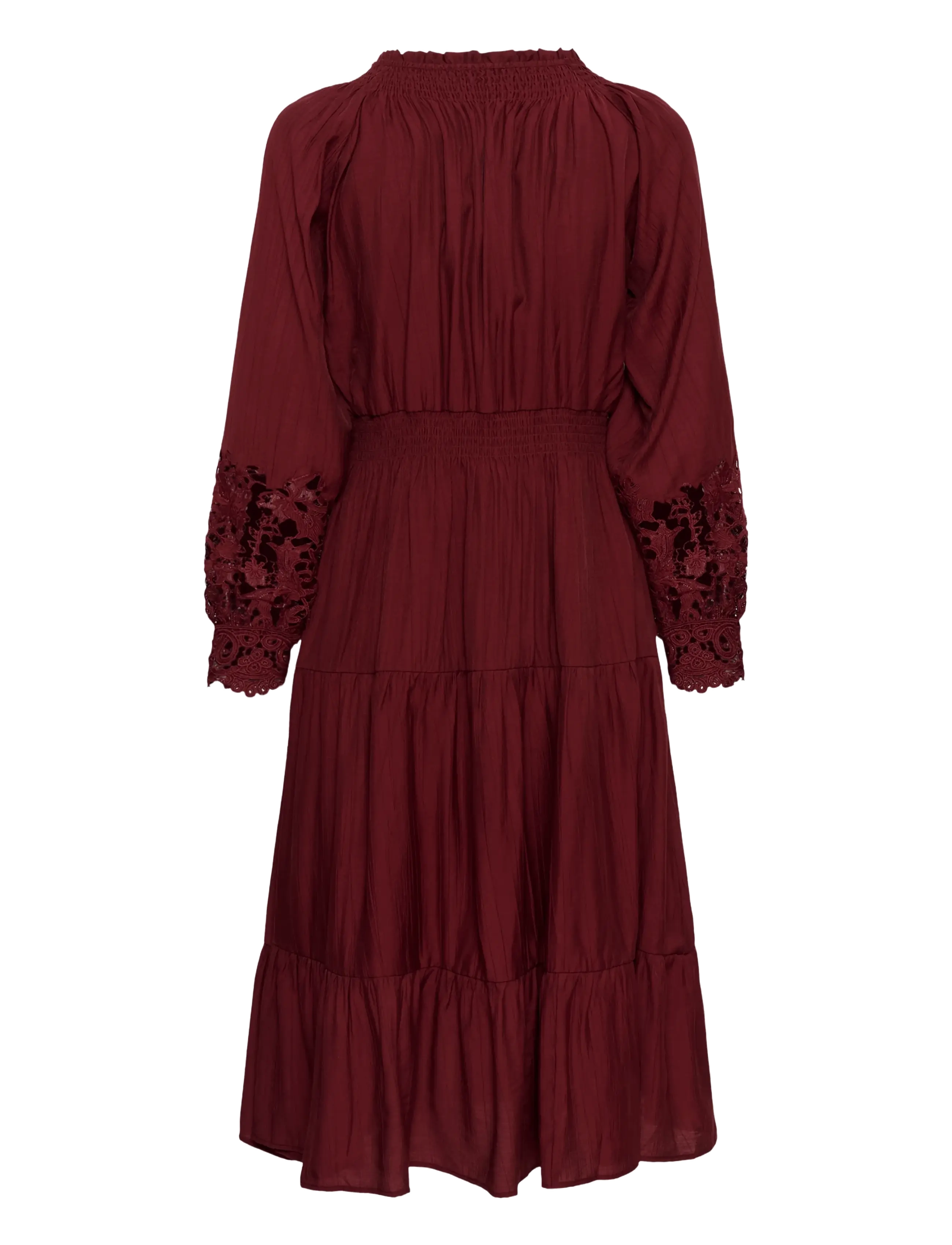 Cream - CRTina Dress - midi dresses - cabernet - 1