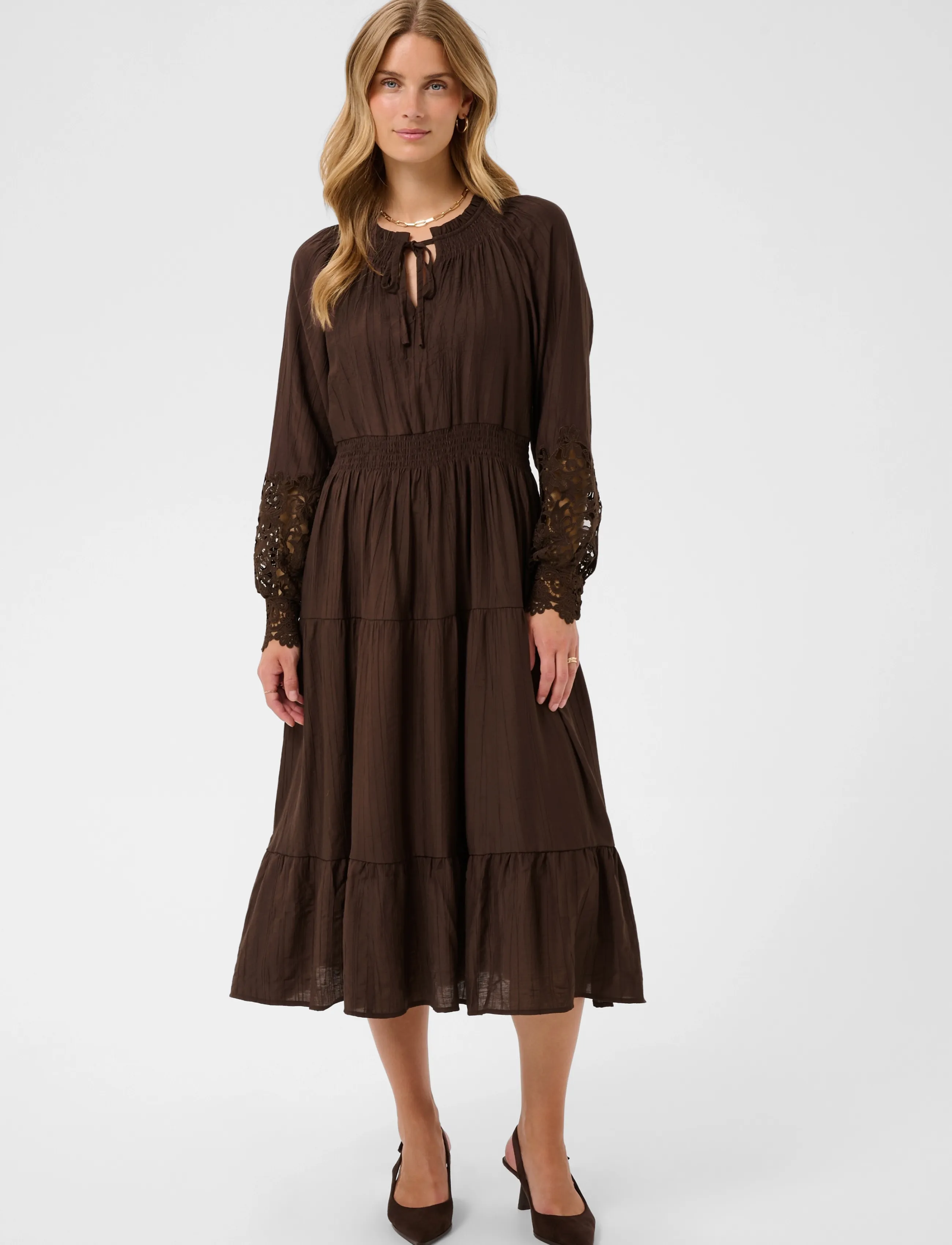 Cream - CRTina Dress - midiklänningar - java - 2