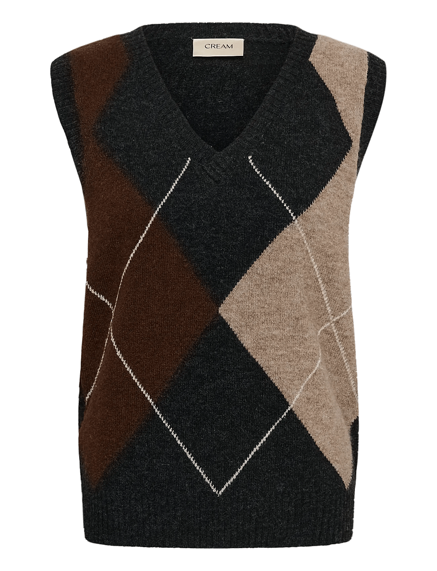 Cream - CRHope Knit Slipover - pitch black - 0