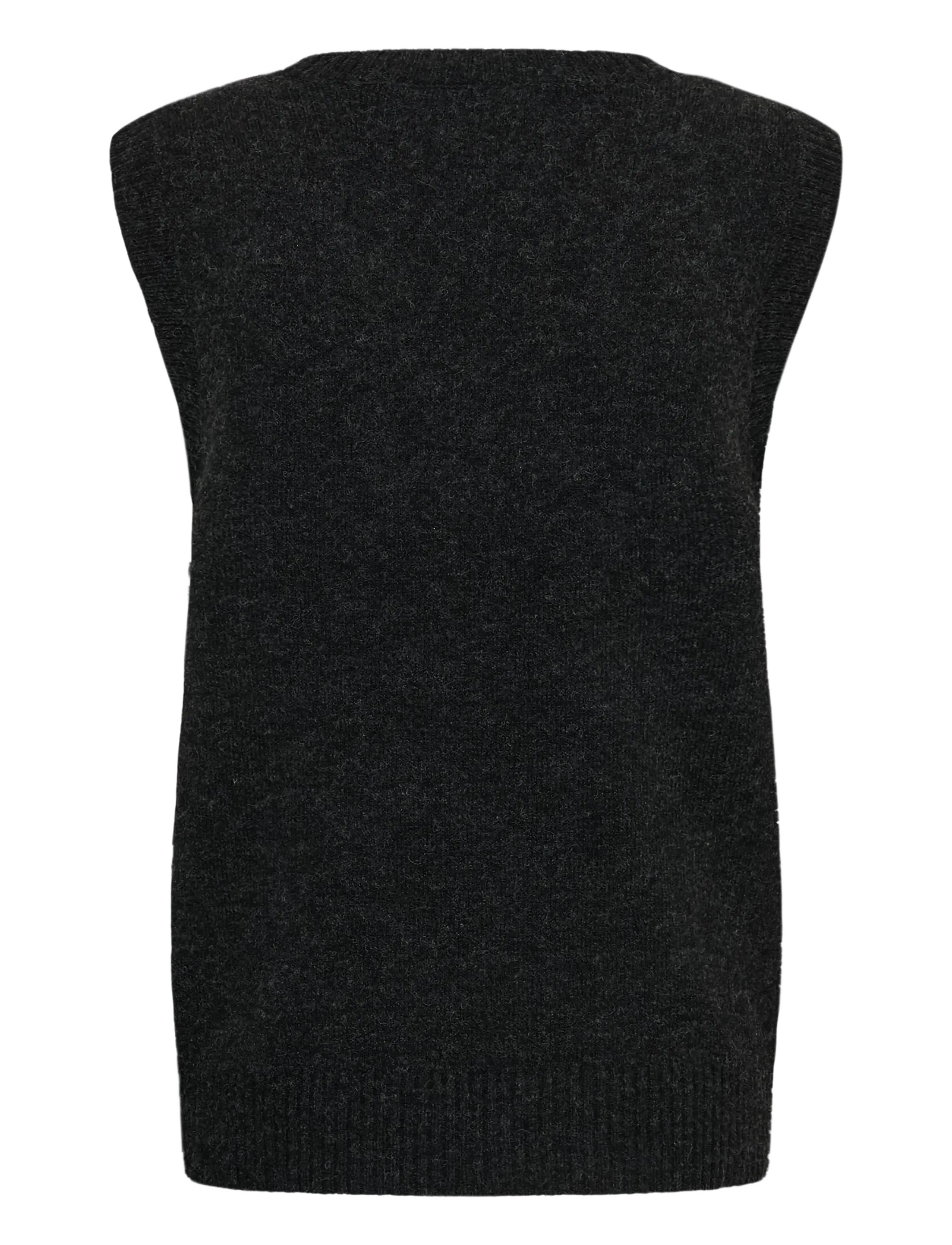 Cream - CRHope Knit Slipover - pitch black - 1