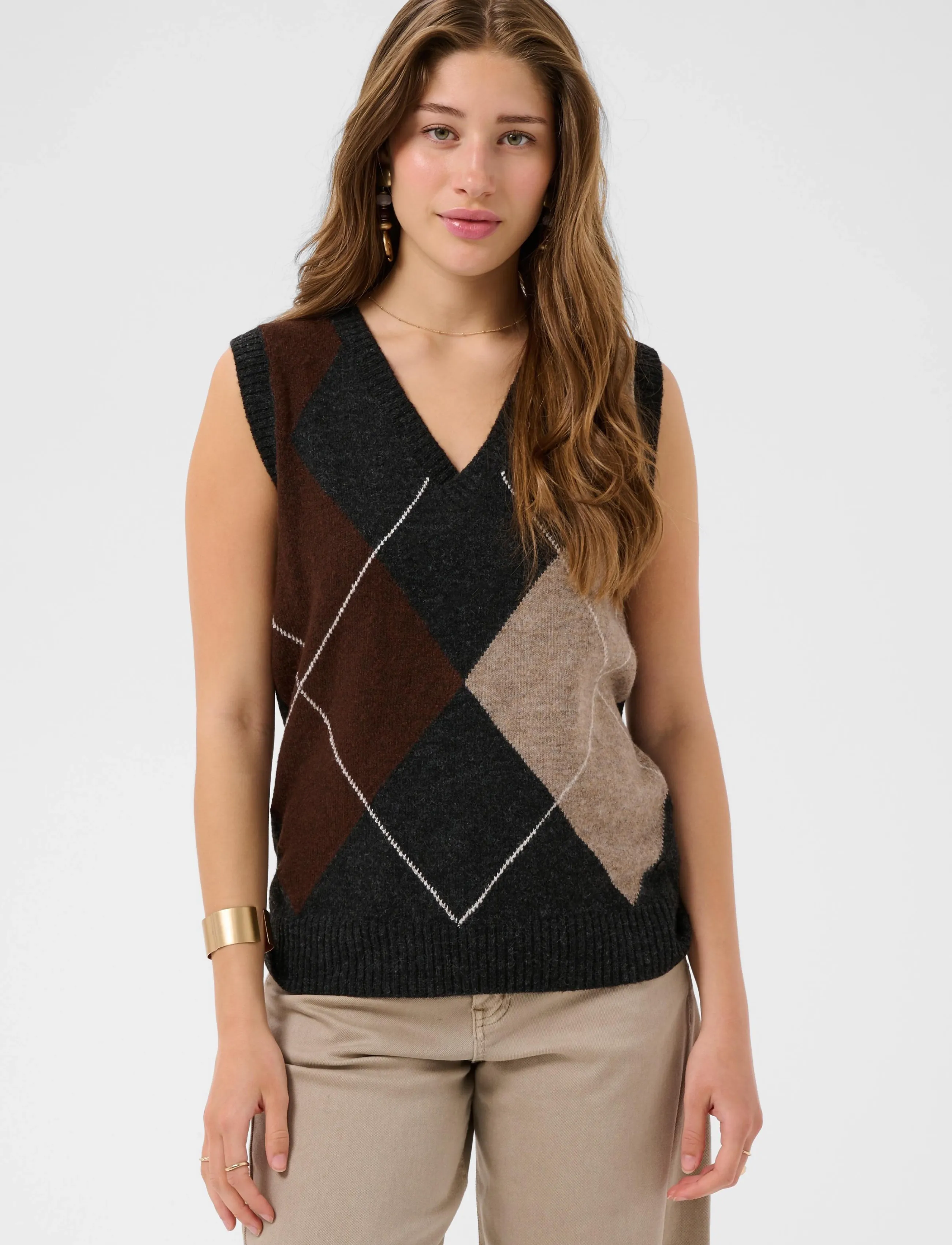 Cream - CRHope Knit Slipover - pitch black - 2