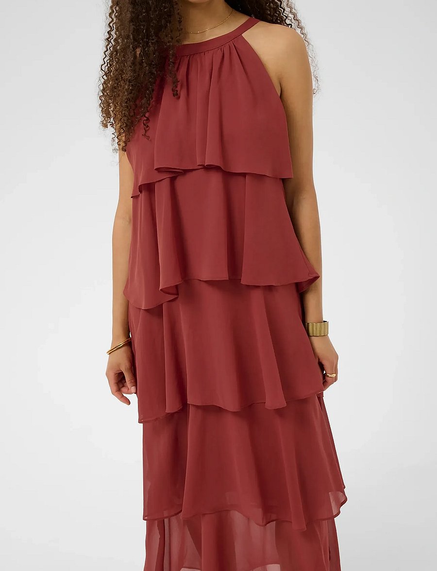 Cream - CRAmaya Dress - aftonklänningar - brandy snifter - 4