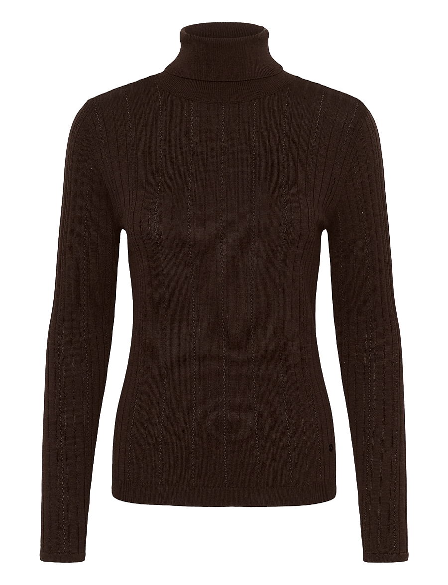 Cream - CRPeloa Knit Rollneck - polotröjor - java - 0