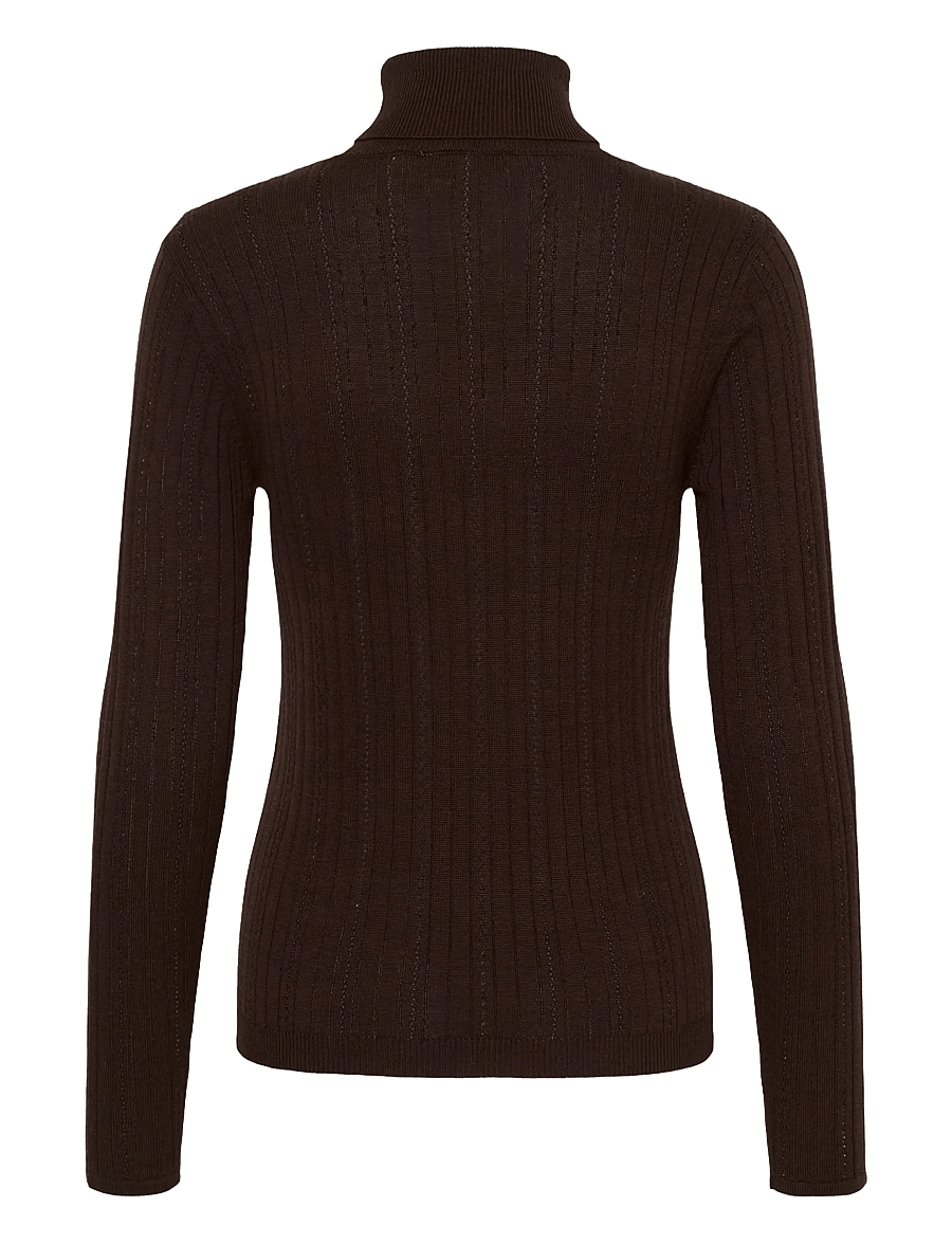 Cream - CRPeloa Knit Rollneck - polotröjor - java - 1