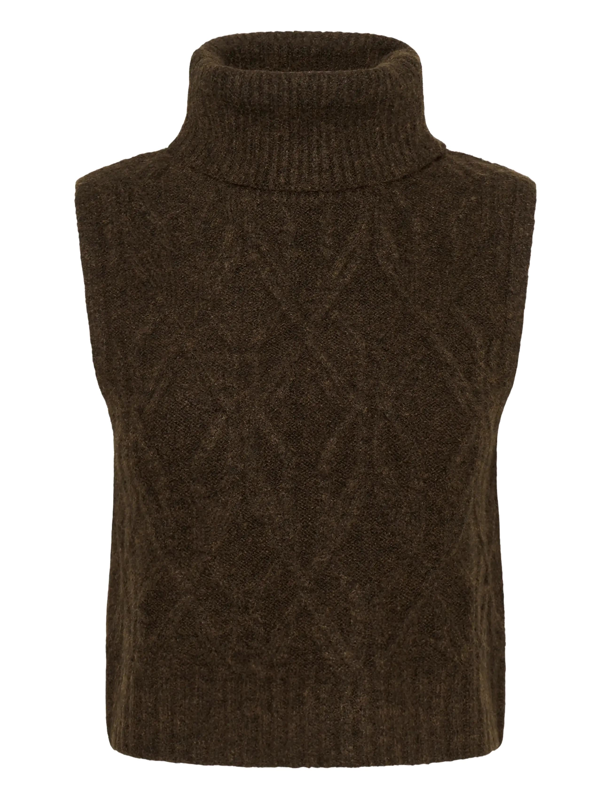 Cream CRElsie Knit Slipover - Knitwear - JAVA / brown