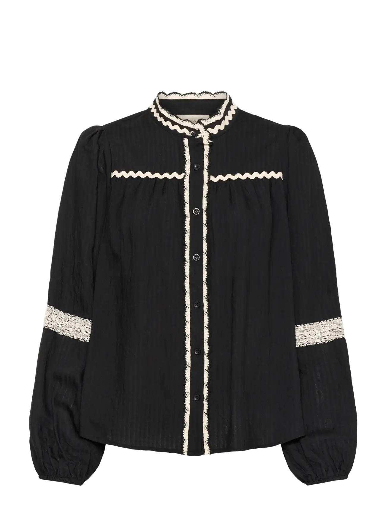 Cream CRLunea Blouse - Bluser & Skjorter - PITCH BLACK / black