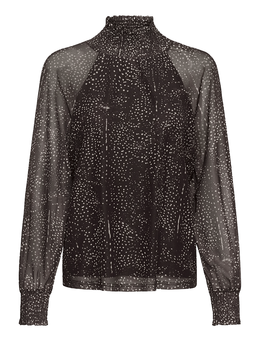 Cream - CRDotty Blouse - langærmede bluser - java dot - 0