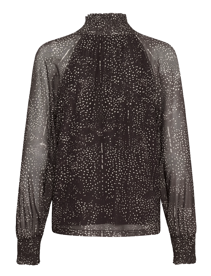 Cream - CRDotty Blouse - langærmede bluser - java dot - 1