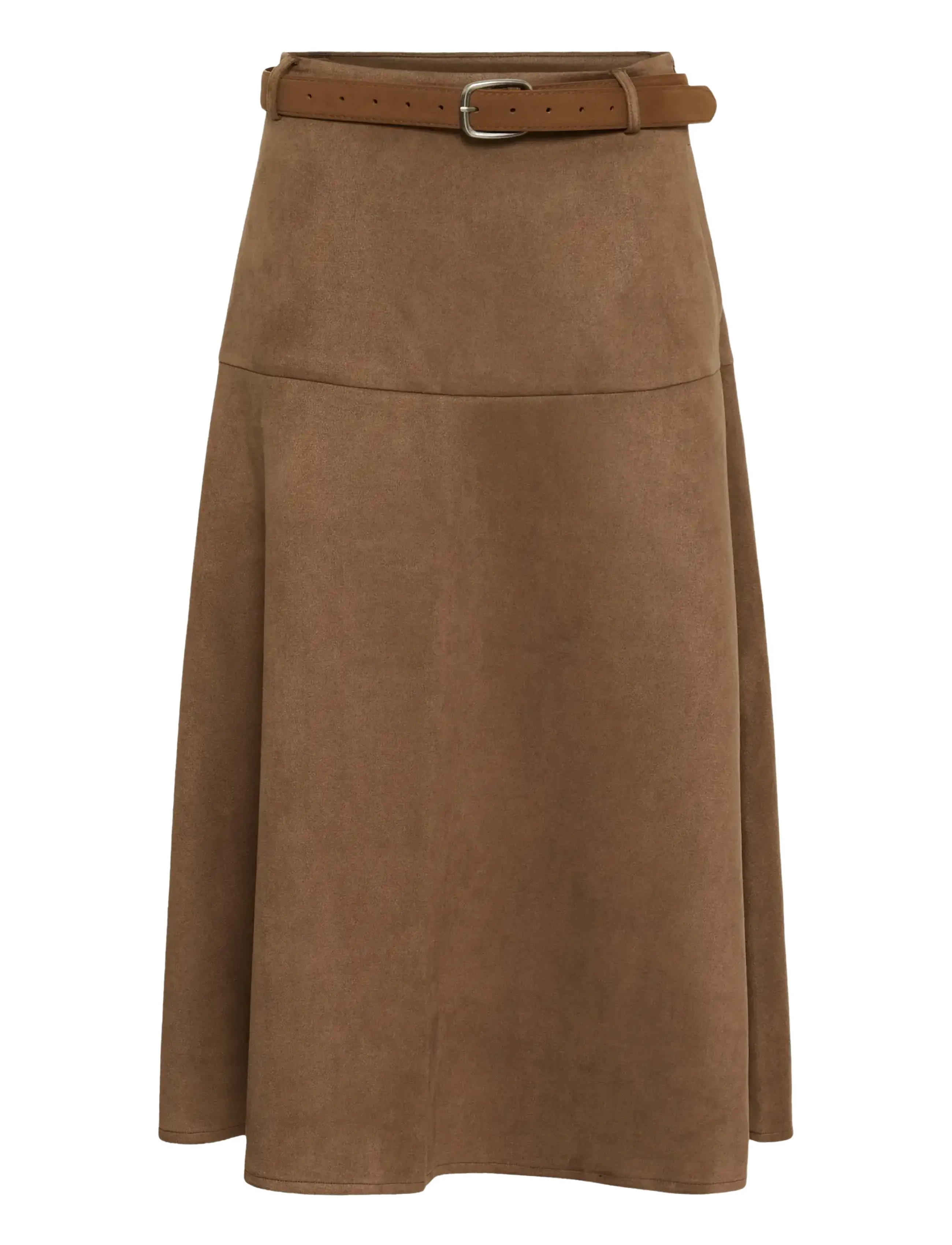 Cream CRCanna Skirt - Nederdele - FOSSILA / brown