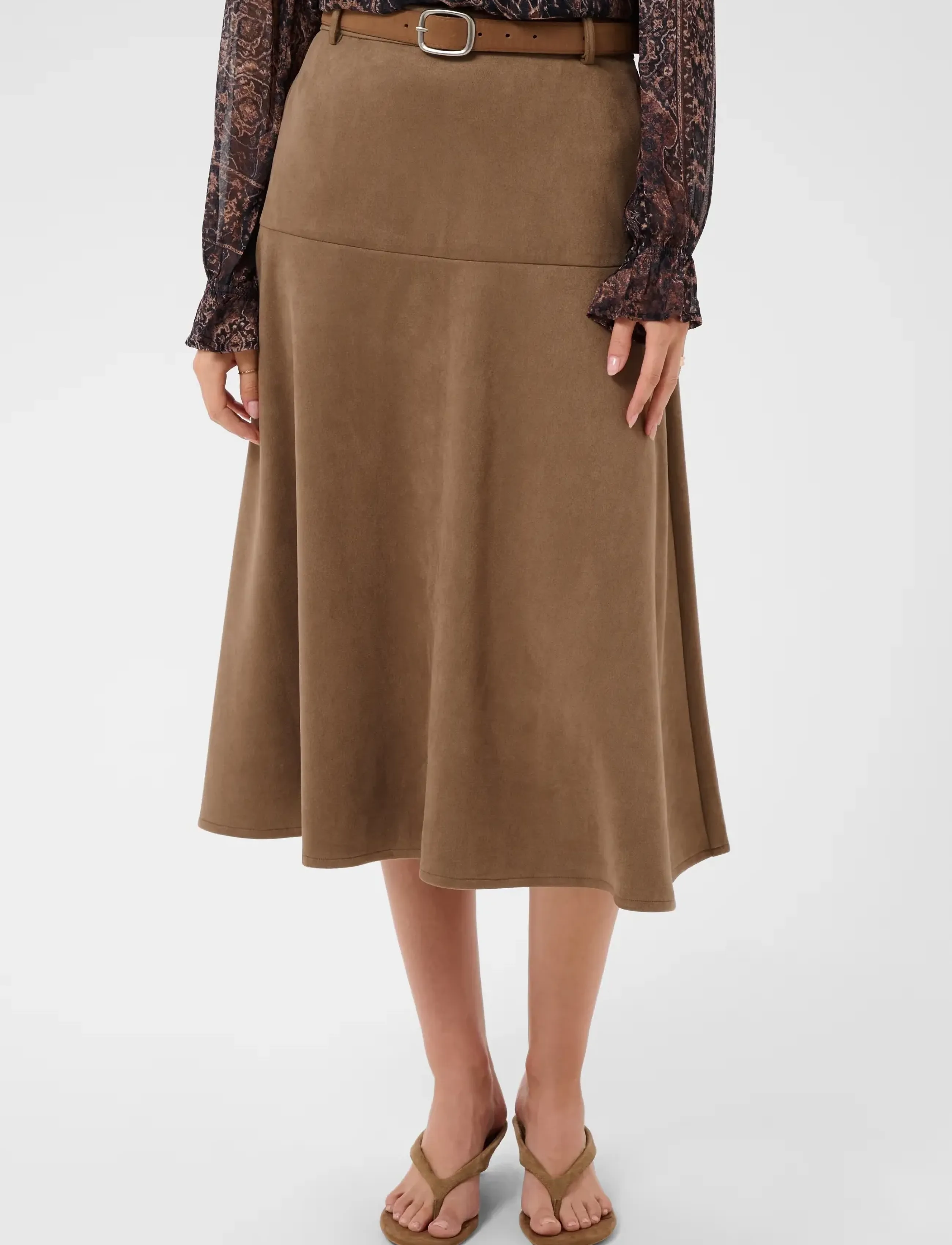 Cream - CRCanna Skirt - midi nederdele - fossila - 2