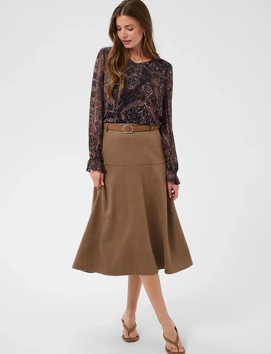 Cream - CRCanna Skirt - midi nederdele - fossila - 3
