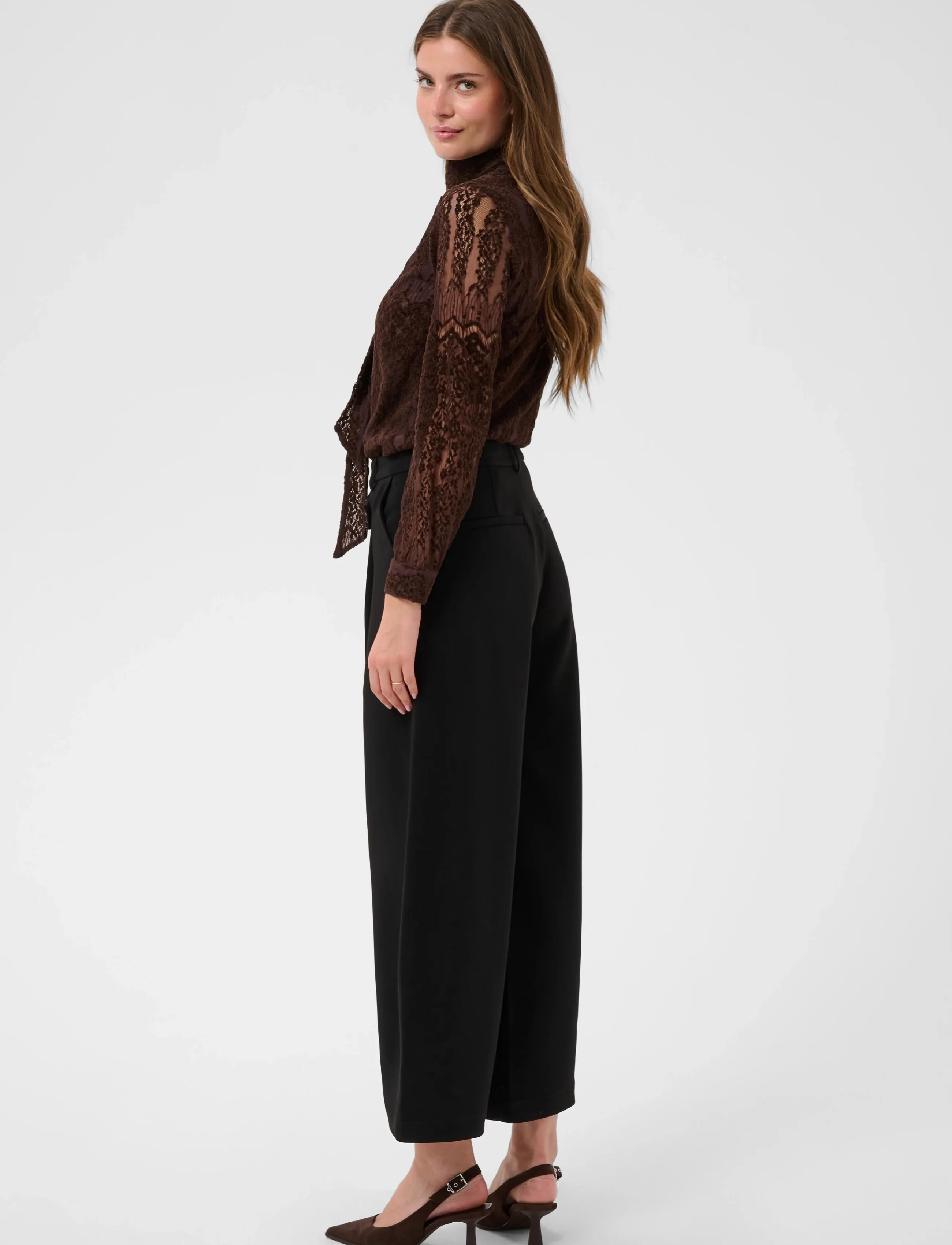 Cream - CRBine Wrap Pant - pitch black - 4