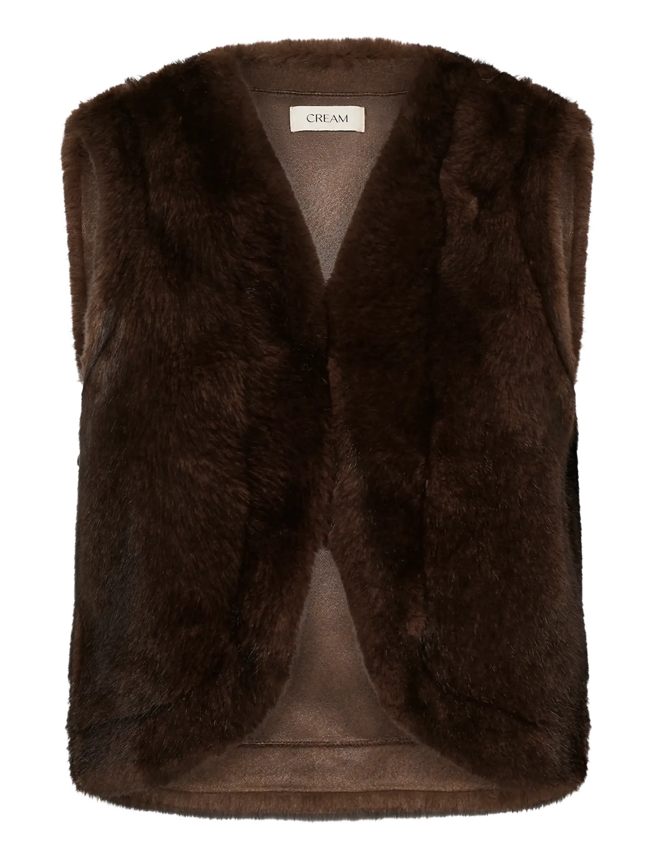 Cream CRJumi Waistcoat - Tøj - JAVA / brown