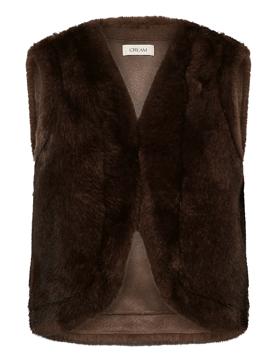 Cream - CRJumi Waistcoat - fleece- og teddyveste - java - 0